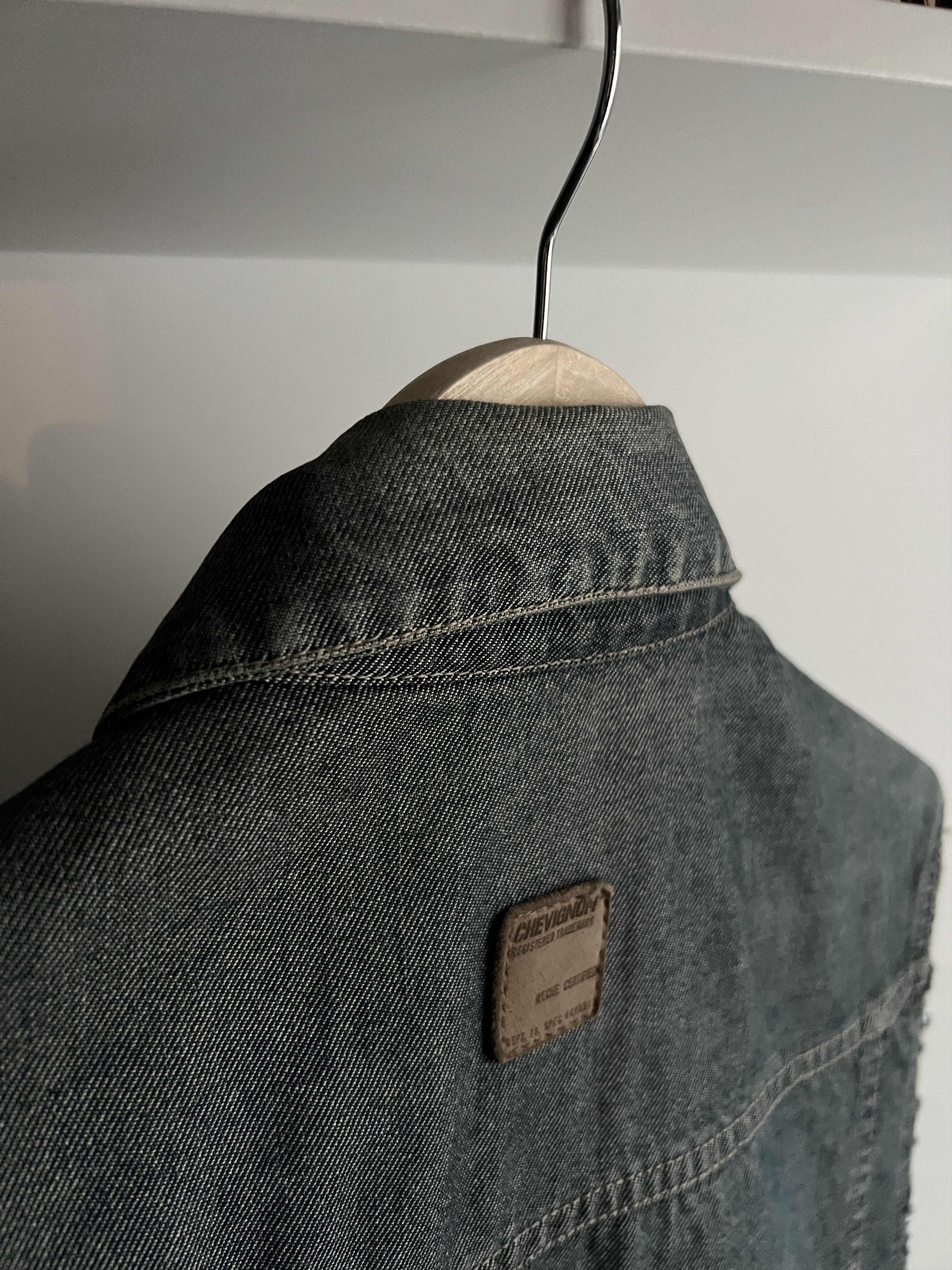 Chevignon CHEVIGNON JEANS VEST Navajo Motorcycle Denim Size US M / EU 48-50 / 2 - 11 Thumbnail