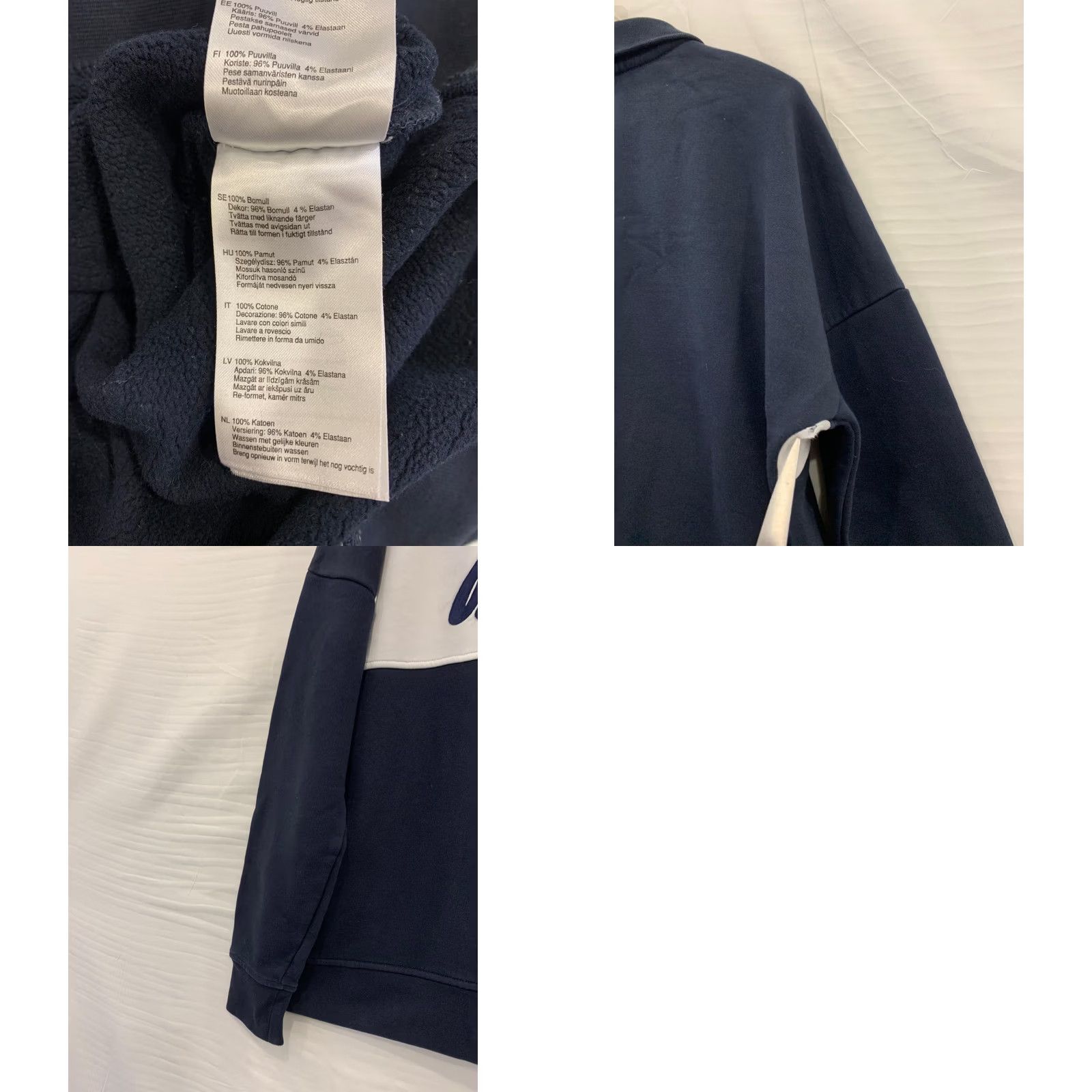 Barbour Barbour Otterburn 1/4 Zip Sweatshirt Men’s Small Navy Logo Cotton Pullover Slat 1990s Leather? Size US S / EU 44-46 / 1 - 9 Thumbnail