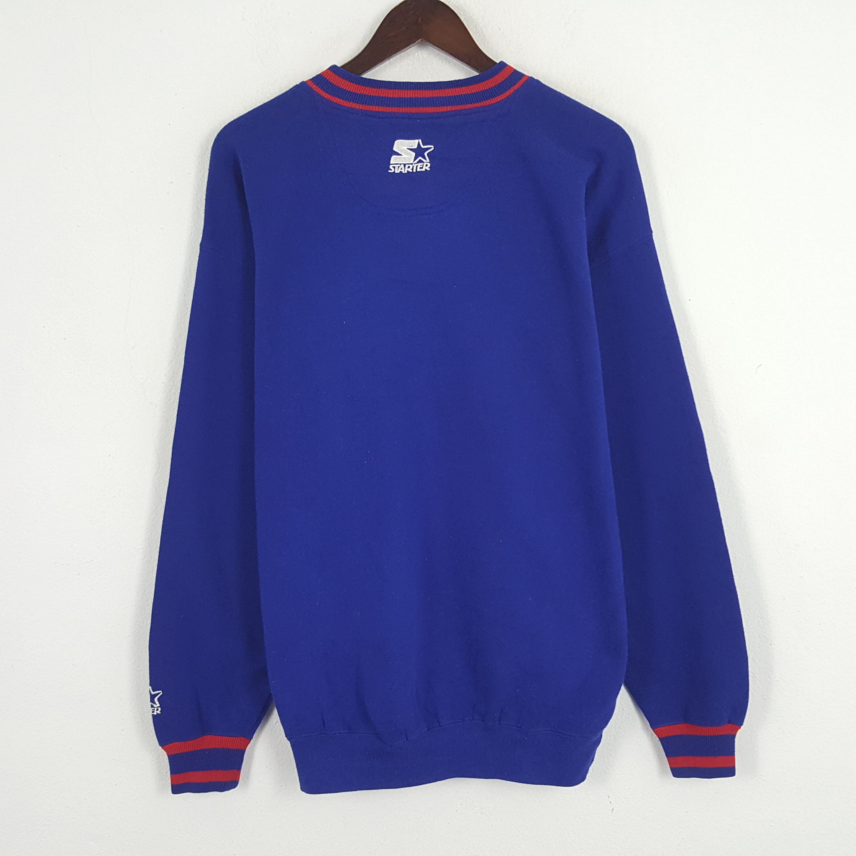 NFL × Starter × Vintage Vintage NFL Patriots New England Sweatshirt Size US L / EU 52-54 / 3 - 3 Thumbnail