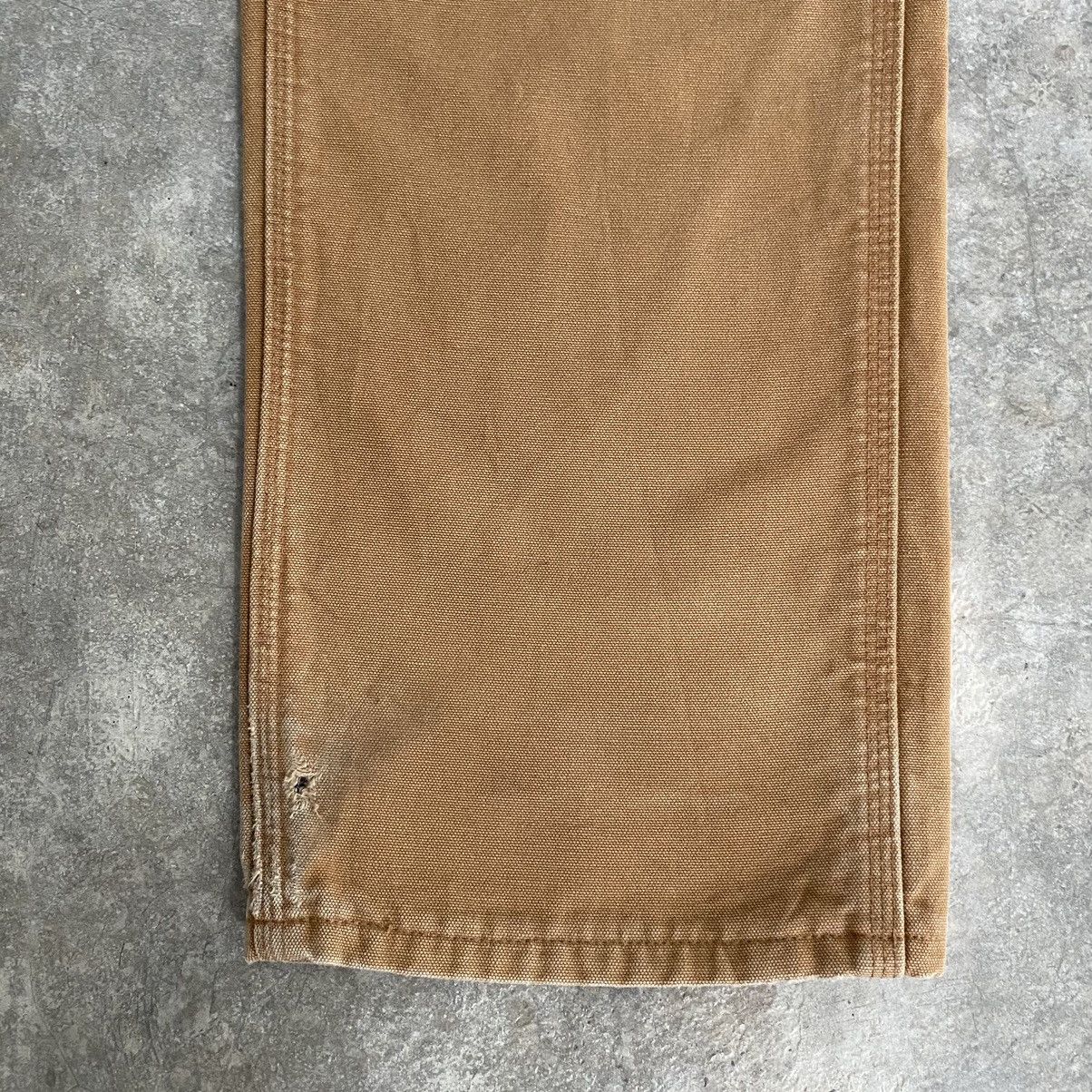Carhartt Vintage Carhartt Blanket Lined Tan Carpenter Pants Size US 31 - 9 Thumbnail