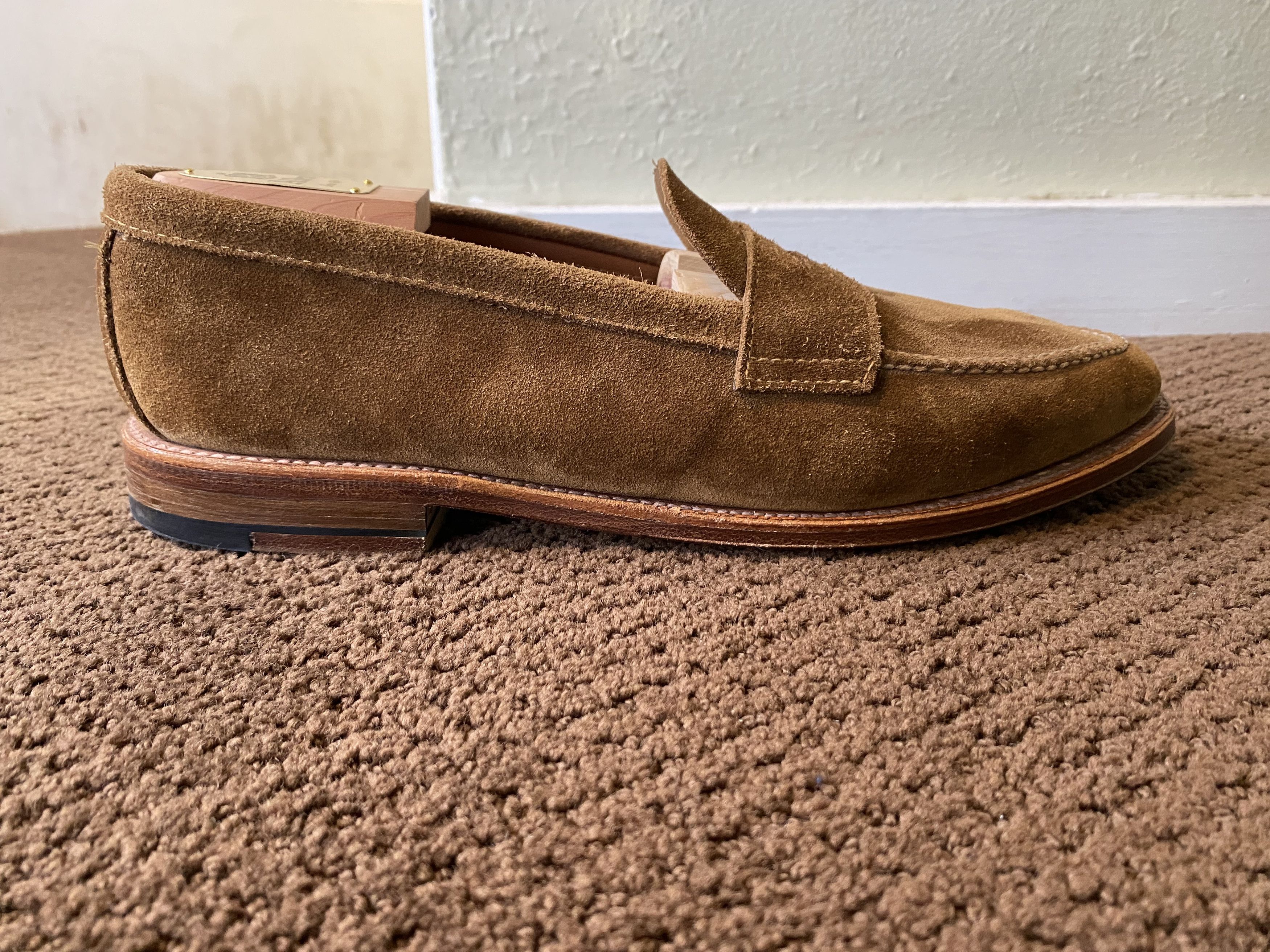 Alden Alden Unlined Leisure Handsewn Penny Loafer Size US 11 / EU 44 - 5 Thumbnail