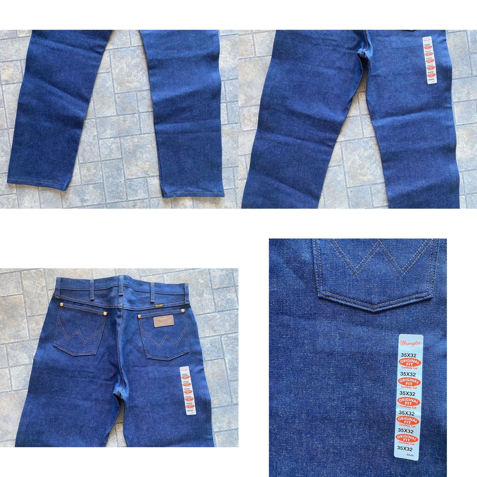 Wrangler Wrangler Cowboy Cut Jeans Men’s 35x32 Blue Original Fit Size US 35 - 8 Thumbnail