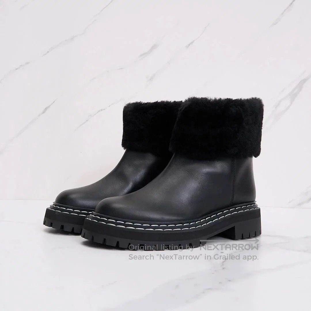 Proenza Schouler Proenza Schouler Women's Fur Ankle Boots. Size US 6 / IT 36 - 1 Thumbnail