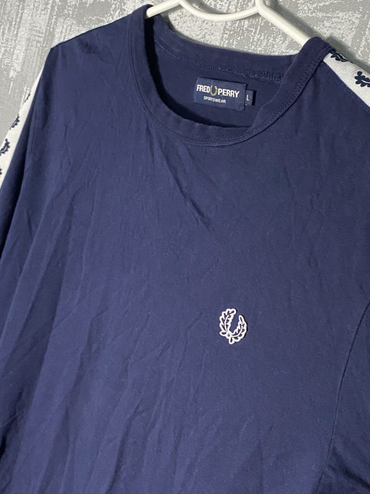 Fred Perry Fred Perry Long Sleeve T-shirt Sweater Hype Drill Mens Size US L / EU 52-54 / 3 - 5 Thumbnail
