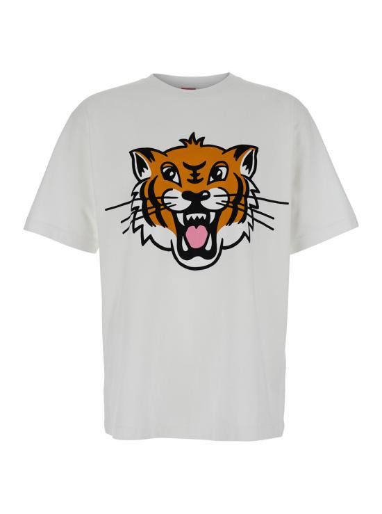 Kenzo KENZO Men Tops FF55TS5334SG02 White Size US XL / EU 56 / 4 - 1 Thumbnail