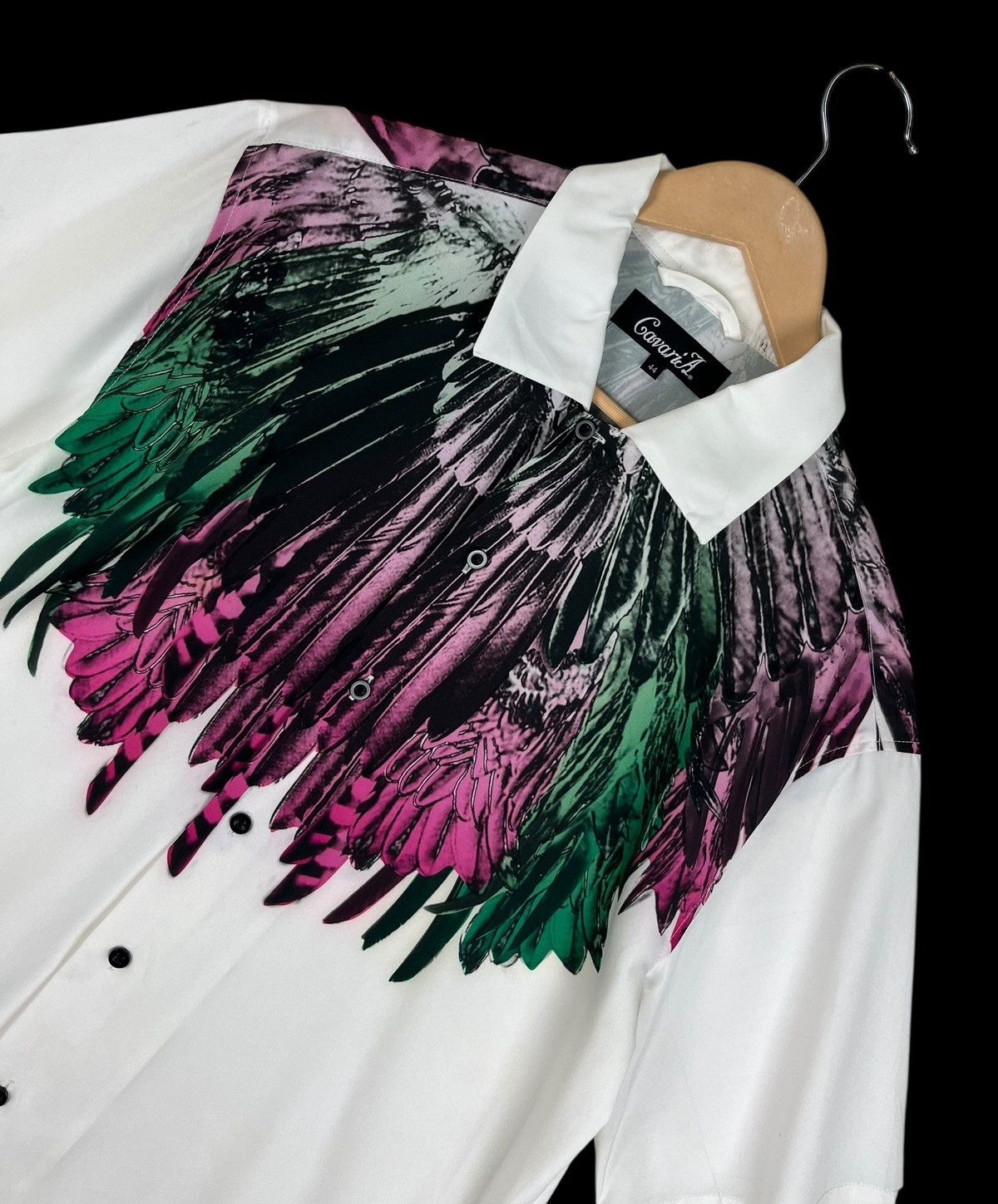 Japanese Brand Japanese Brand CavariA Wings Colourful Button Up Shirt Size US M / EU 48-50 / 2 - 7 Thumbnail