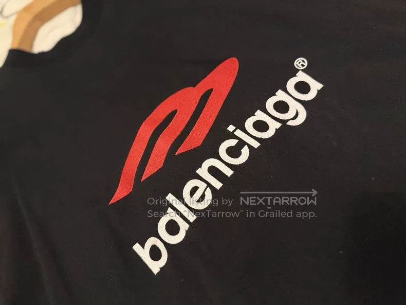 Balenciaga Balenciaga 3B embroidery letter tape logo short-sleeve T-s Size US S / EU 44-46 / 1 - 6 Thumbnail