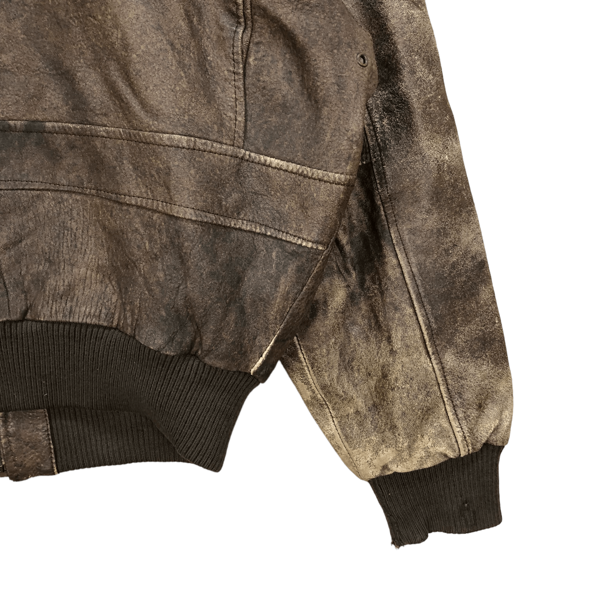 Avirex VINTAGE 80' DRAWING MAP AVIREX LEATHER A2 JACKET #5271-182 Size US M / EU 48-50 / 2 - 16 Thumbnail