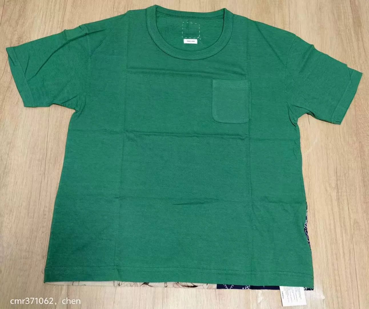 Visvim visvim 20ss spot jumbo tee s/s green 1 paisley Size US S / EU 44-46 / 1 - 2 Thumbnail