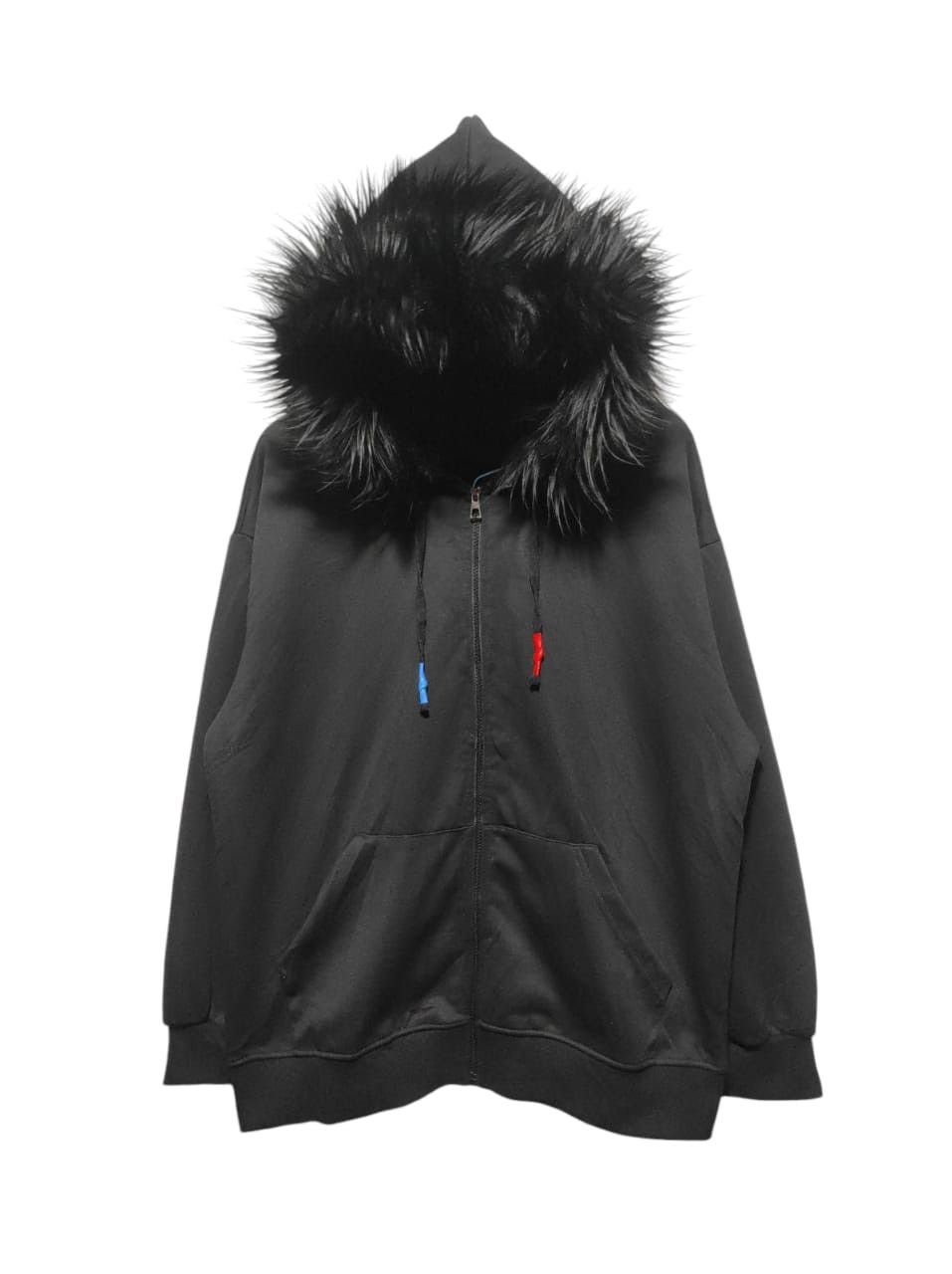 Hysteric Glamour Black Zipper Fur Hoodie LGB IfSixWasNine style Size US L / EU 52-54 / 3 - 1 Thumbnail