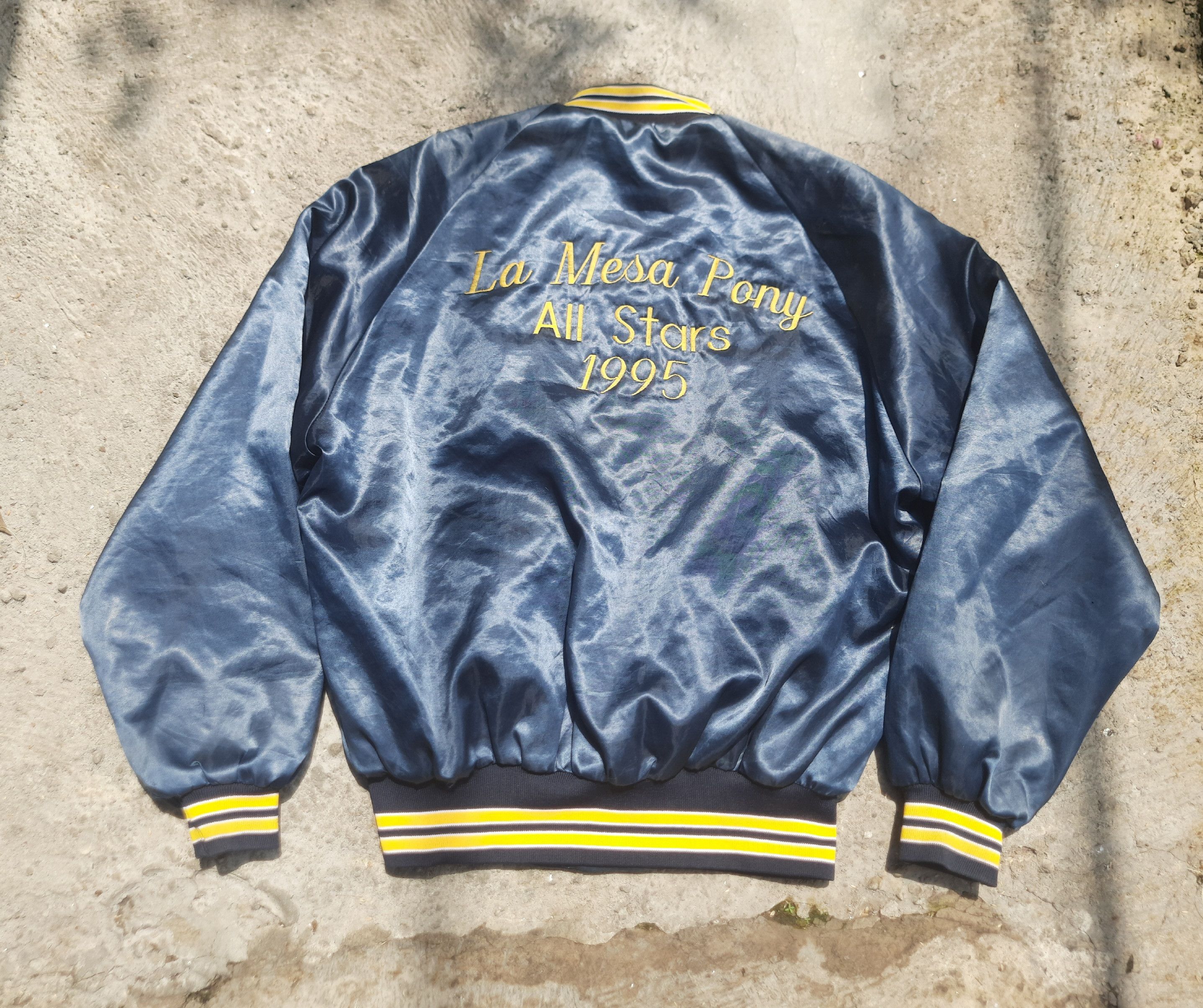 Dunbrooke Vintage Dunbrooke La Mesa Pony All Stars Varsity Jacket Size US L / EU 52-54 / 3 - 1 Thumbnail