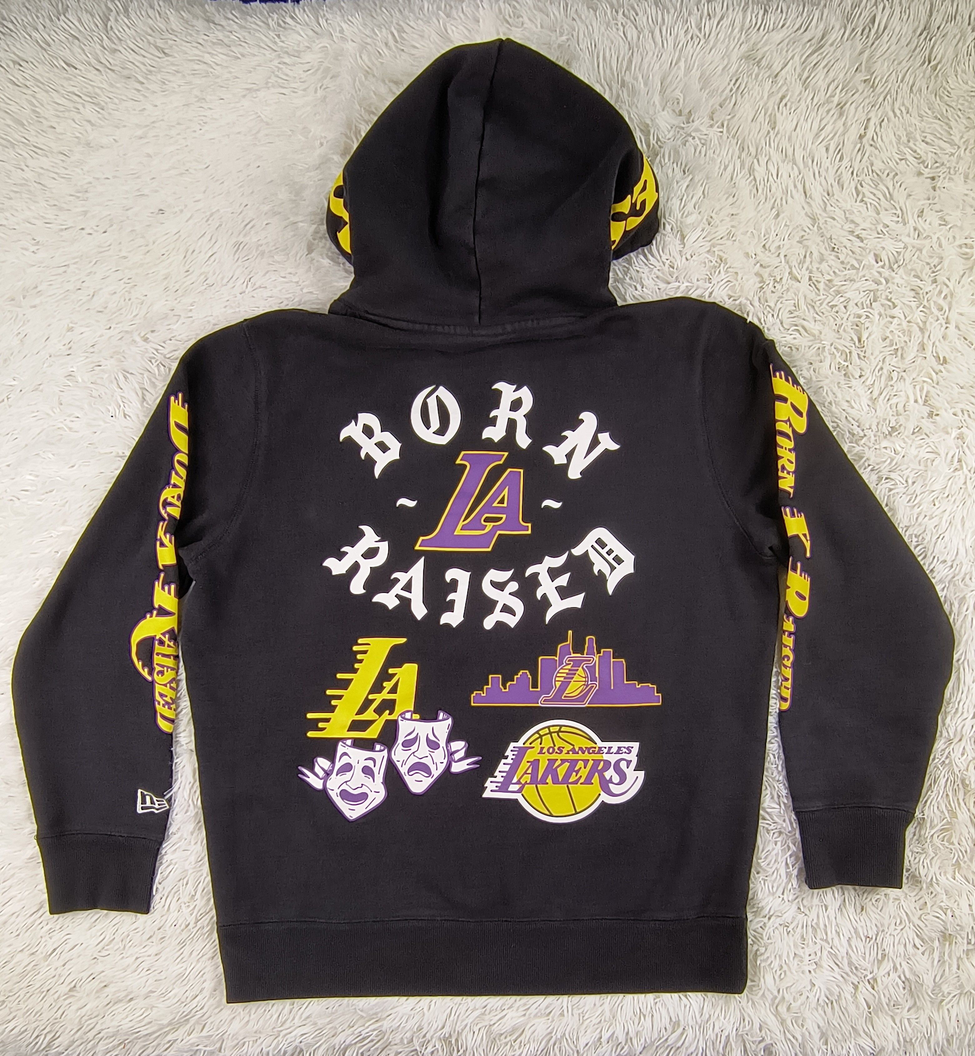 NBA New Era NBA LA Lakers born x raised hoodie Size US L / EU 52-54 / 3 - 2 Thumbnail