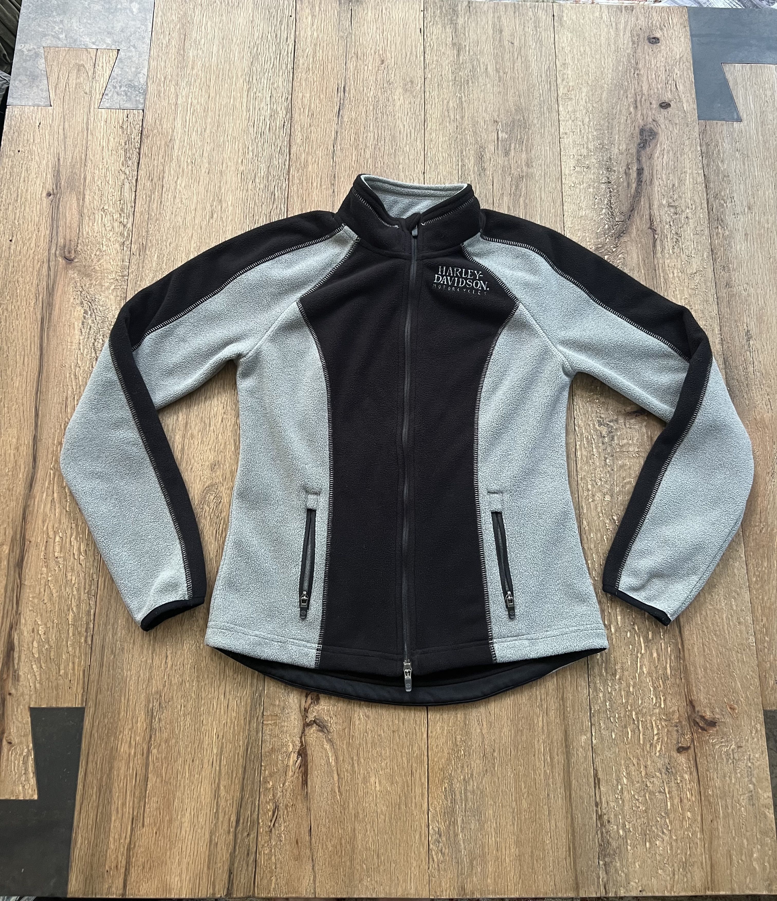 Harley Davidson Harley Davidson 2000's Zip-up Fleece Jacket Sz S Size S / US 4 / IT 40 - 1 Thumbnail