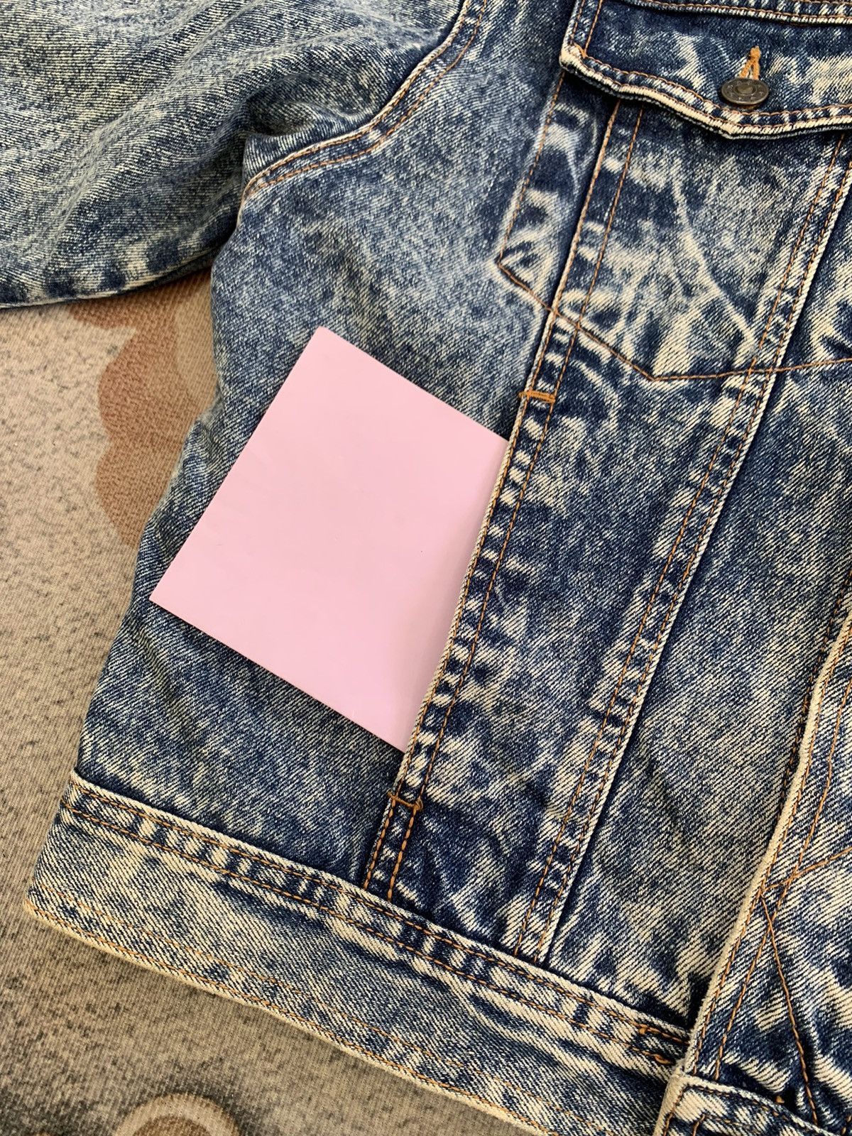 Vintage Classic Western Trucker Jacket With Back Buckle Size US L / EU 52-54 / 3 - 13 Thumbnail