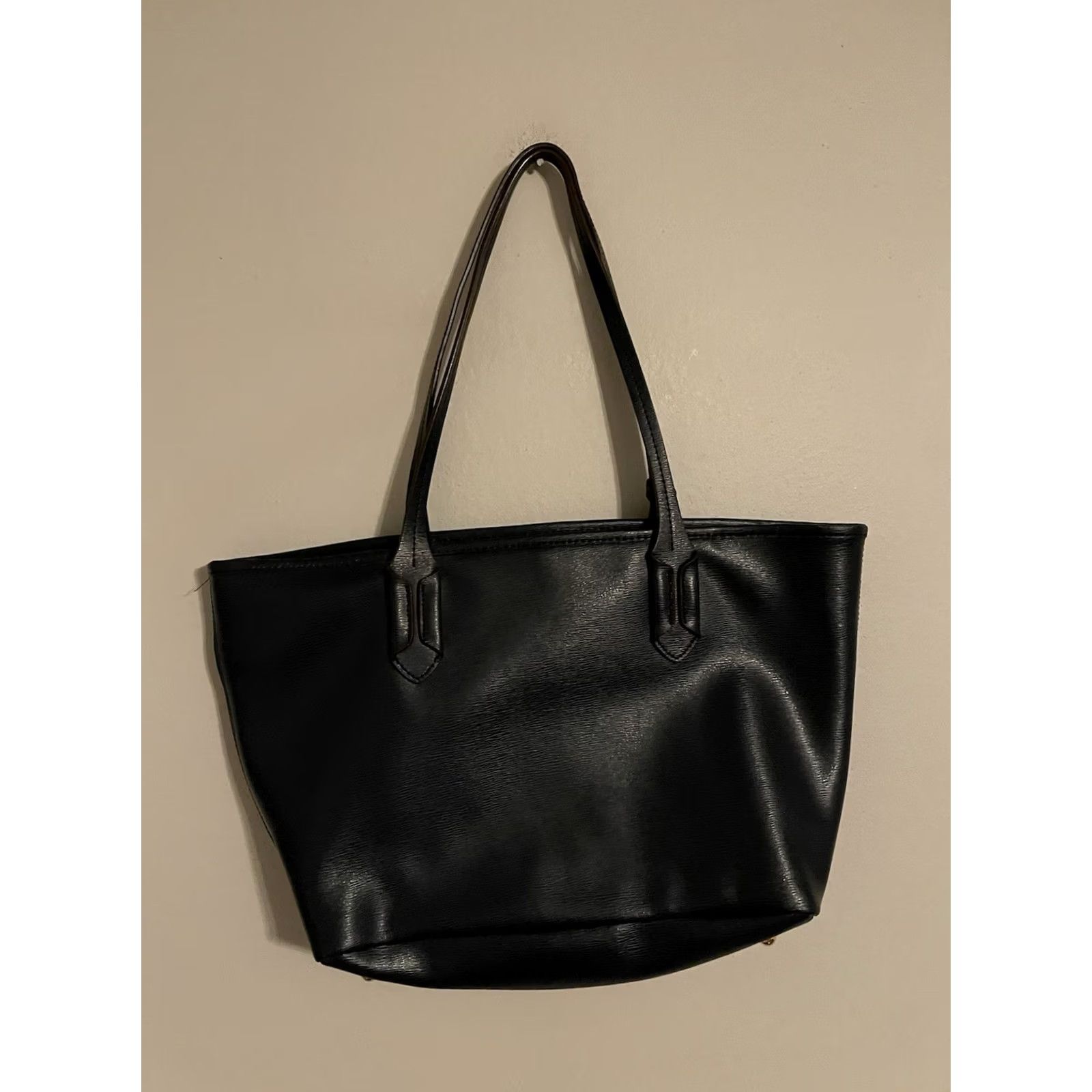 Ralph Lauren Lauren Ralph Lauren LRL Navy Blue Gold Accents Shoulder Bag Size ONE SIZE - 4 Thumbnail