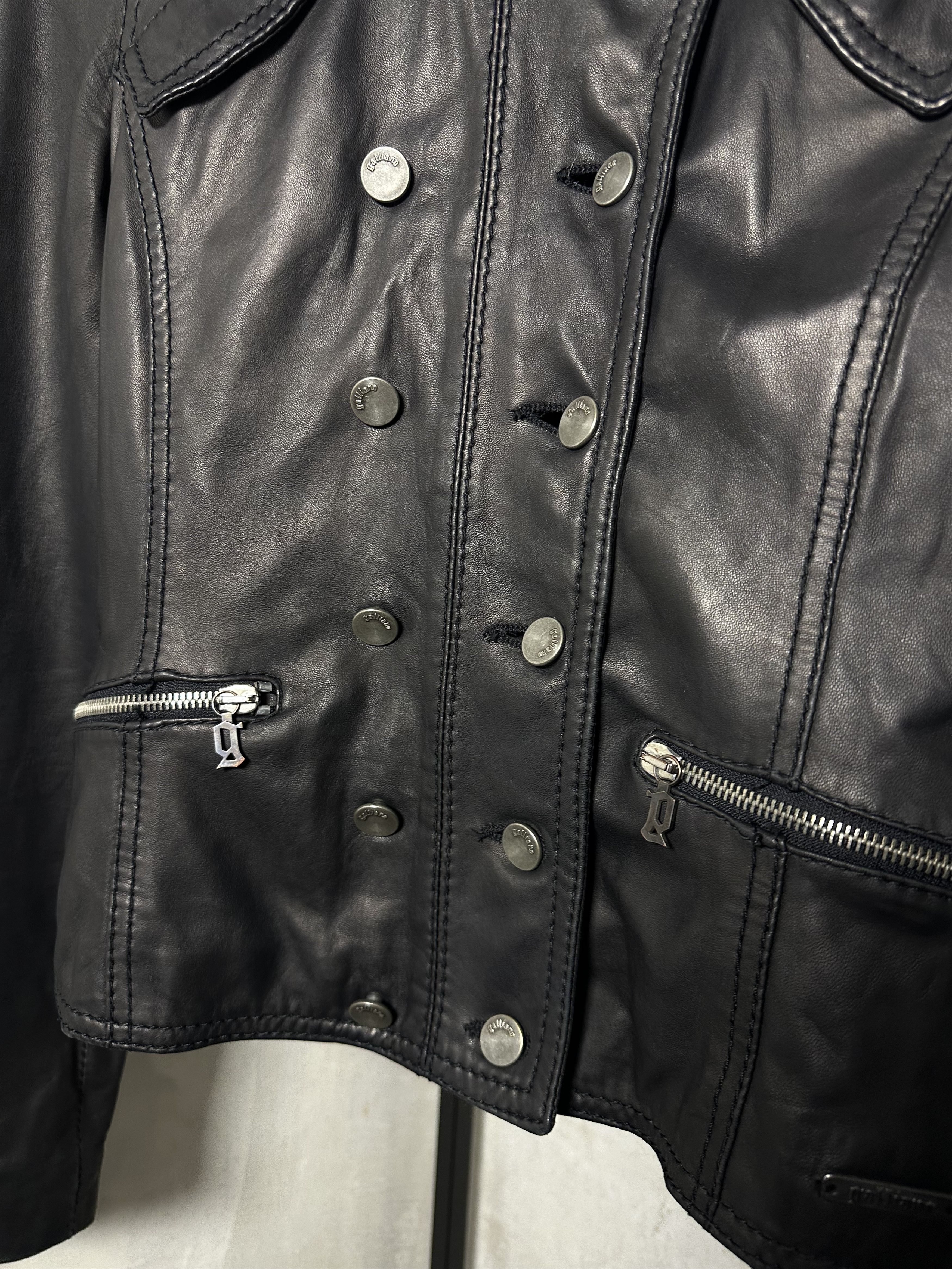 John Galliano John Galliano Napoleon Leather Jacket Size S / US 4 / IT 40 - 8 Thumbnail