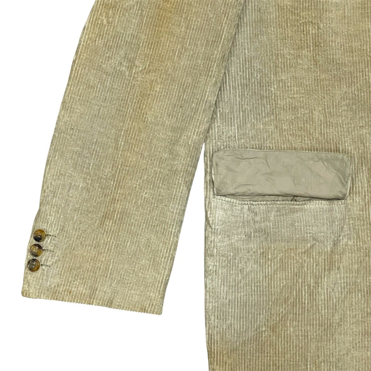 Comme des Garcons Vintage Comme Des Garcons Homme 1993 Corduroy Buttons Jacket Size US M / EU 48-50 / 2 - 10 Thumbnail