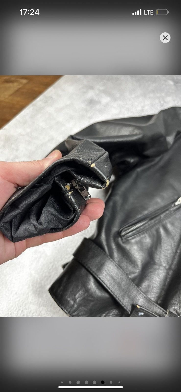 Leather Rare Vintage 80s Leather Biker Jacket England Punk Style Size US L / EU 52-54 / 3 - 12 Thumbnail