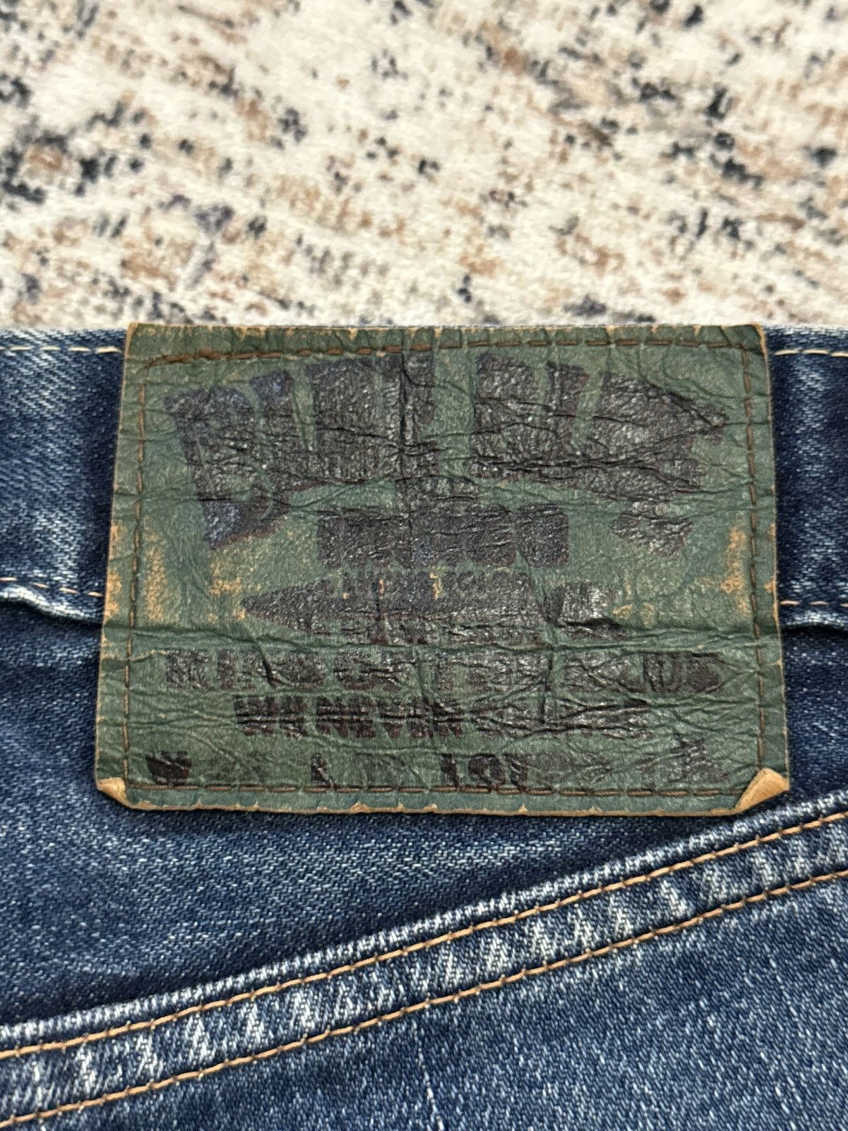 Japanese Brand Blue Blue Japan Indigo Wash Selvedge Redline Jeans Size US 28 / EU 44 - 19 Thumbnail