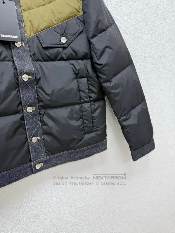 Dsquared2 DSQUARED2 Men's Black Puffer Jacket . Size US L / EU 52-54 / 3 - 3 Thumbnail