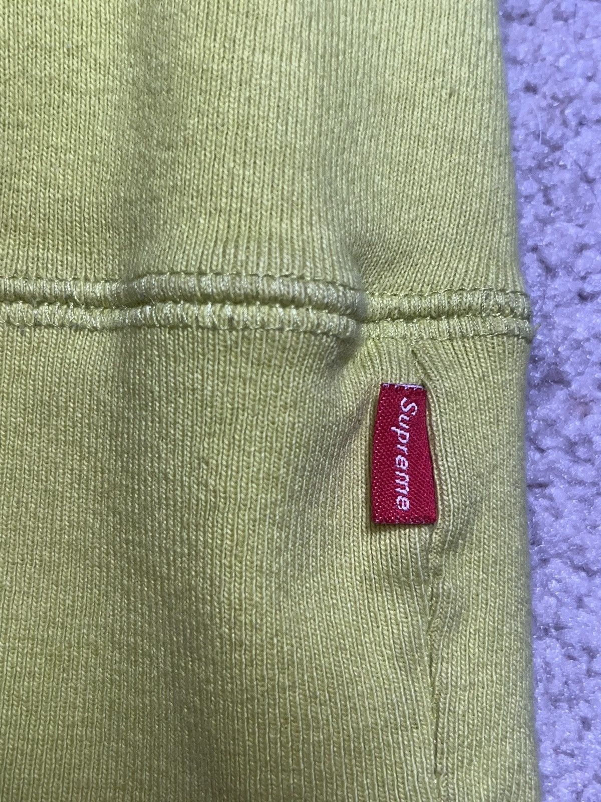 Supreme Supreme Acid Green Box Logo Hoodie FW 2012 Size US L / EU 52-54 / 3 - 5 Thumbnail