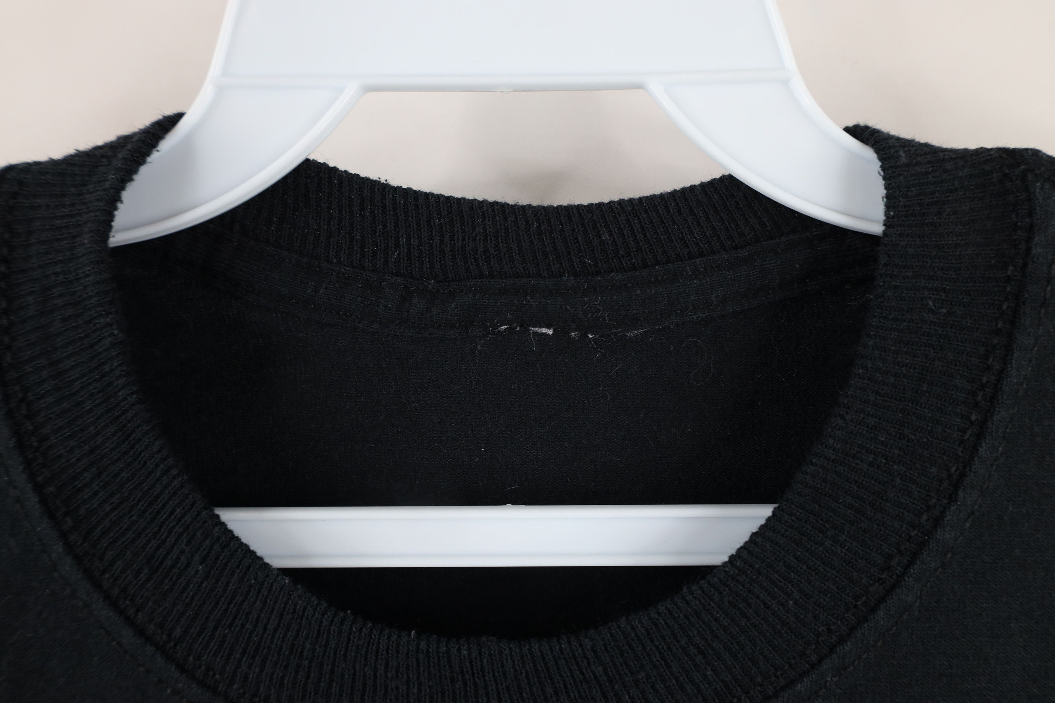 Vintage Vintage 90s Streetwear Blank Short Sleeve T-Shirt Black Size US S / EU 44-46 / 1 - 4 Thumbnail