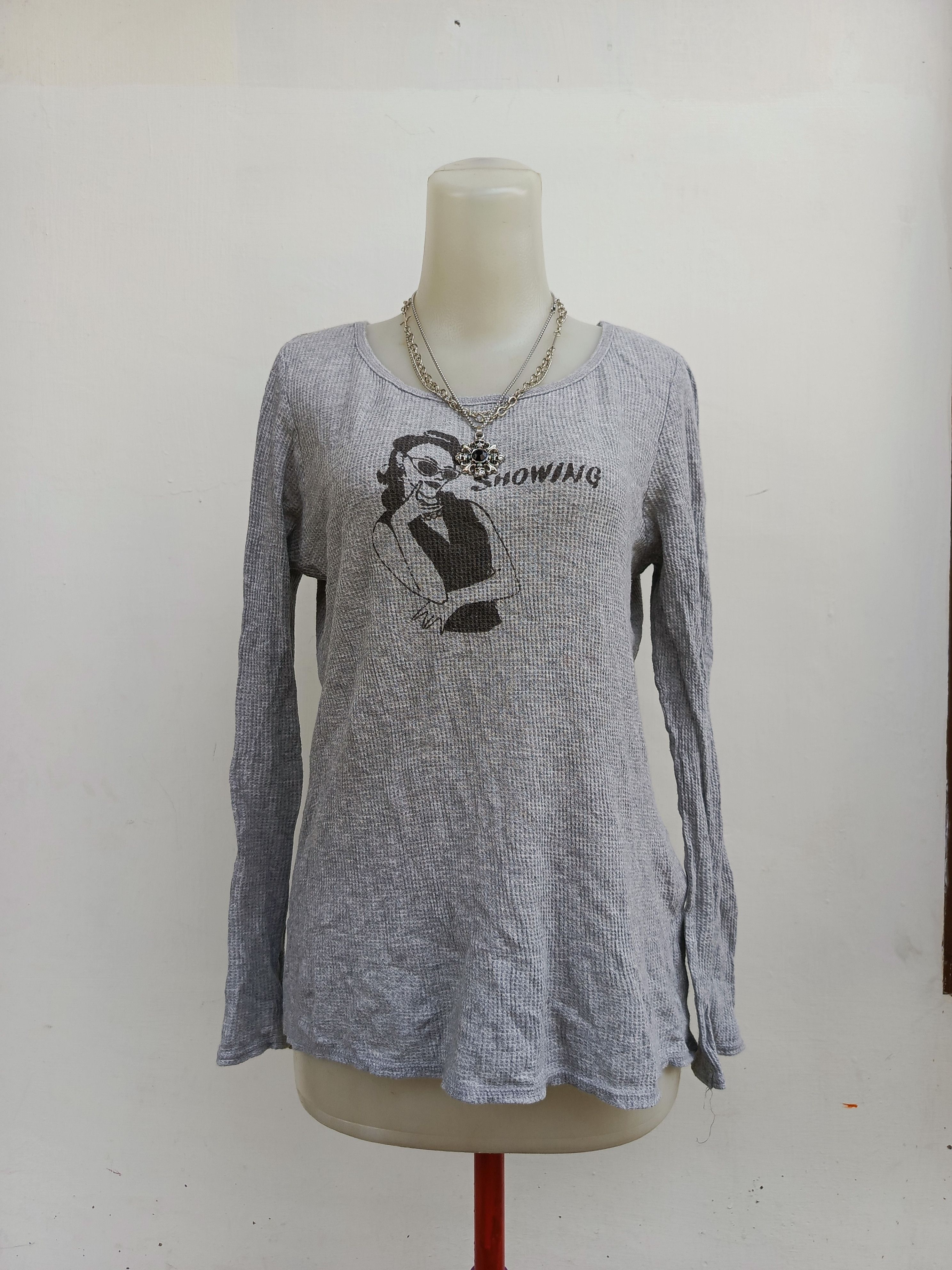 Japanese Brand Chocol Raffine Long Sleeve Tee Size L / US 10 / IT 46 - 1 Thumbnail