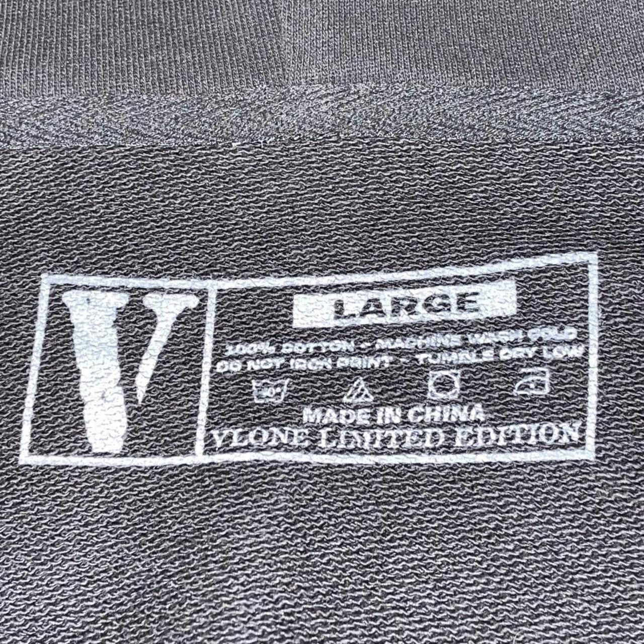 Vlone Pink Staple Black Zip Hoodie Limited Edition Large
