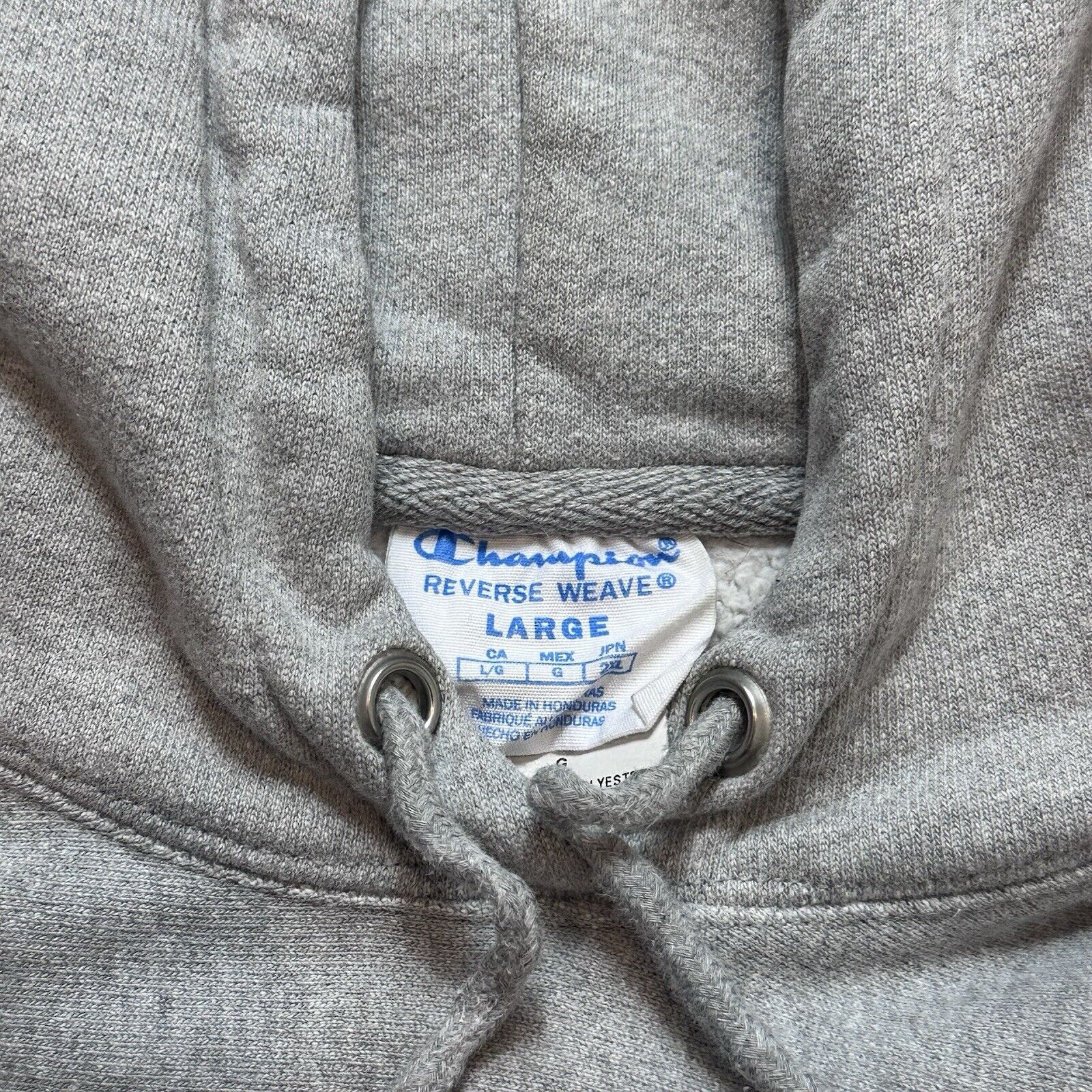 Champion Champion Sweatshirt Womens Large Gray Blank Reverse Weave Size L / US 10 / IT 46 - 7 Thumbnail