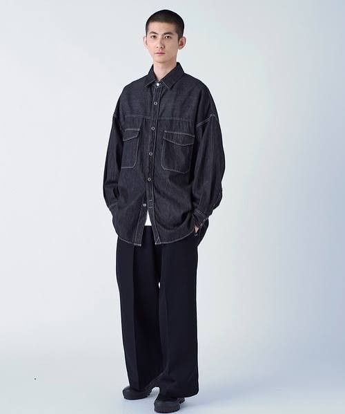 Visvim Public Tokyo SHIOTA denim shirt.Like Sacai or Neighborhood Size US S / EU 44-46 / 1 - 3 Thumbnail