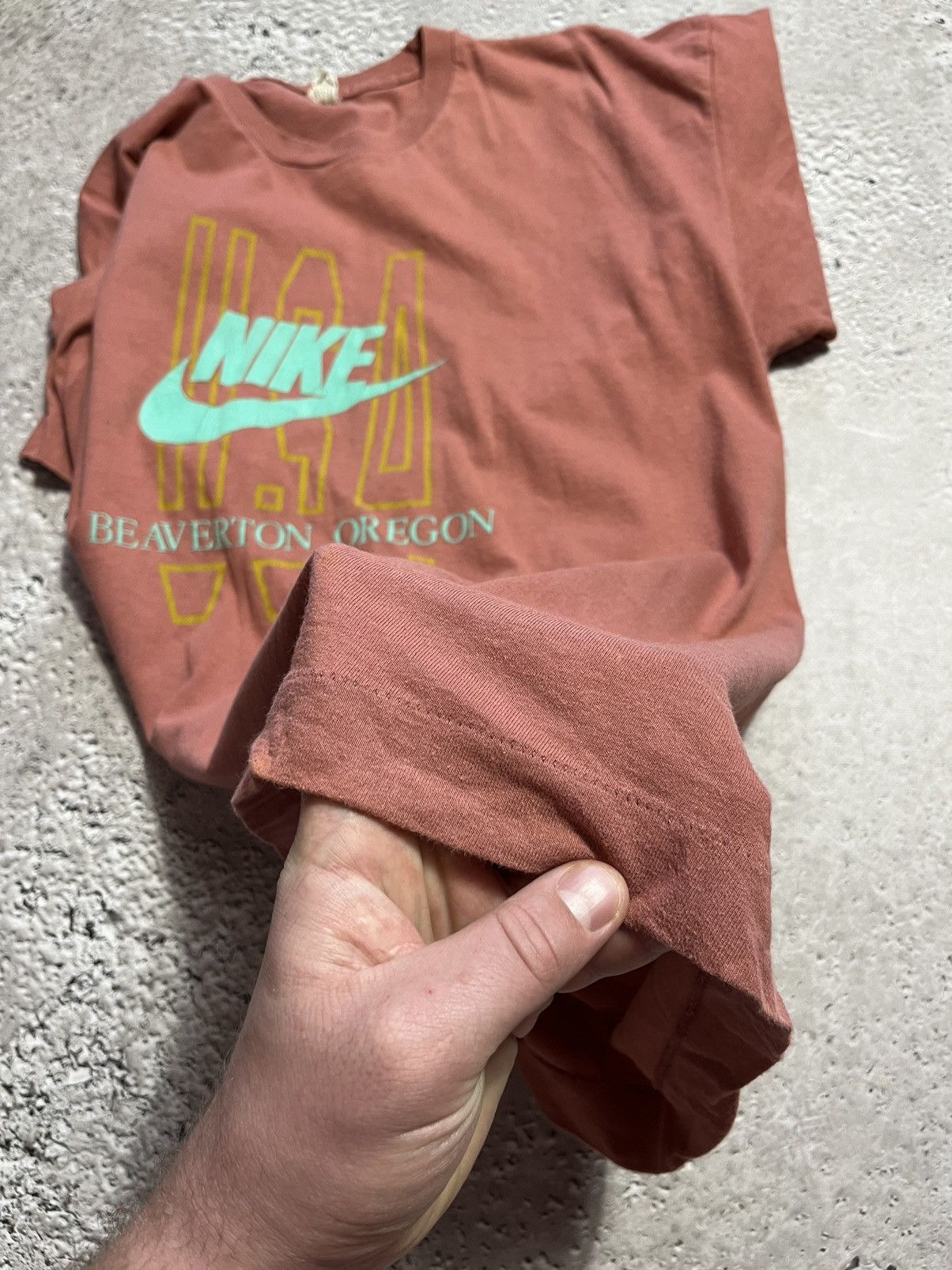 Nike × Vintage Vintage Nike early 80s size L screen stars T Shirt tee Size US XL / EU 56 / 4 - 10 Thumbnail