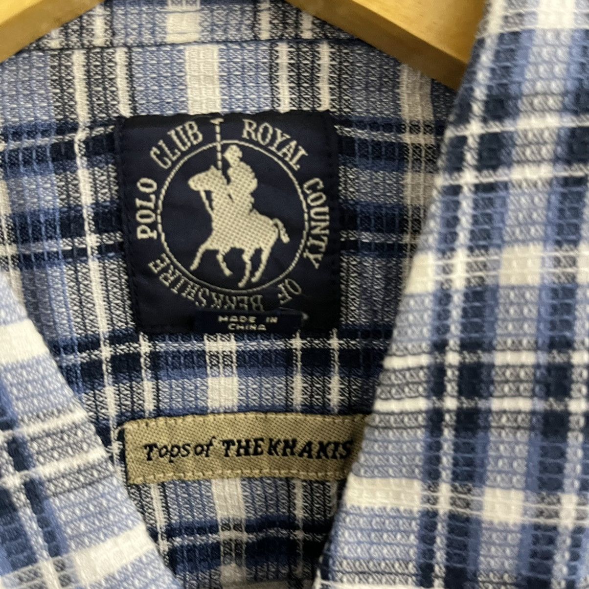 Japanese Brand Polo Club Plaid Zip Shirt Size US L / EU 52-54 / 3 - 4 Thumbnail