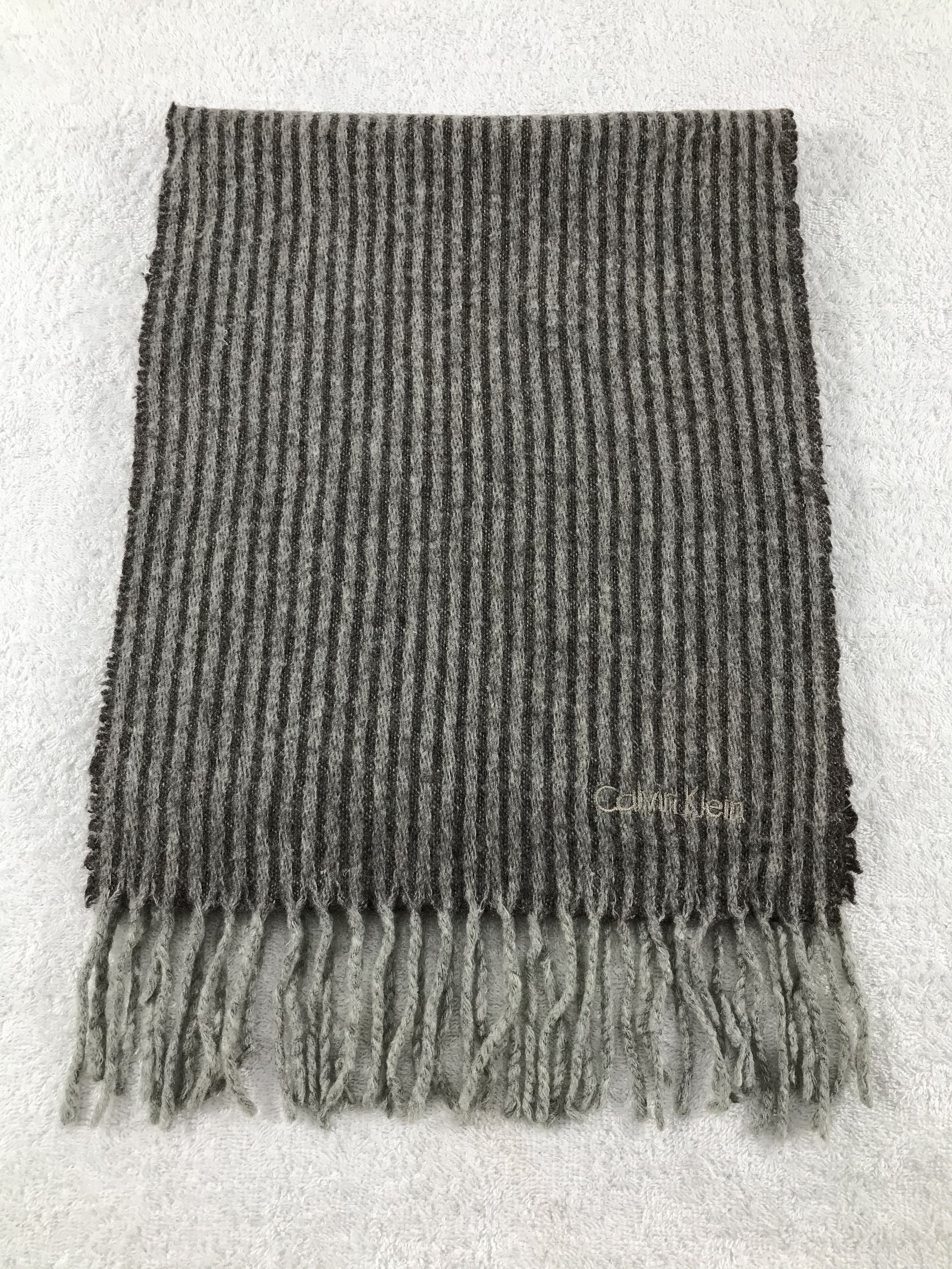 Calvin Klein × Vintage Calvin Klein Scarf / Muffler / Neckwear - WW1267 Size ONE SIZE - 2 Thumbnail