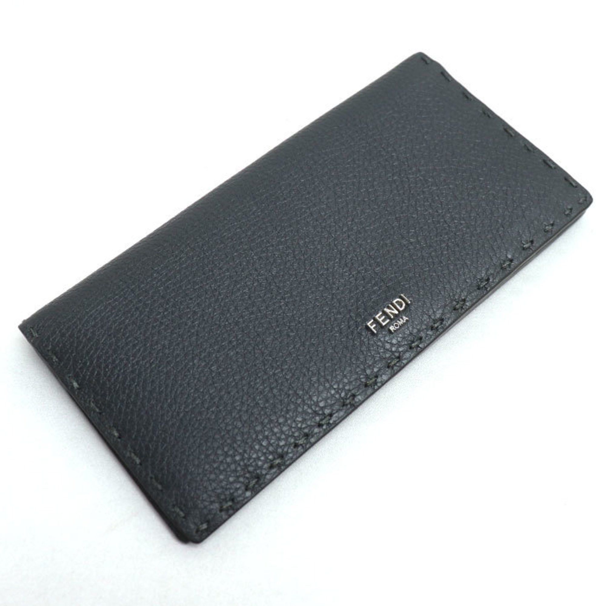 Fendi FENDI Selleria Long Wallet Grey 7M0355 Men's Size ONE SIZE - 1 Thumbnail