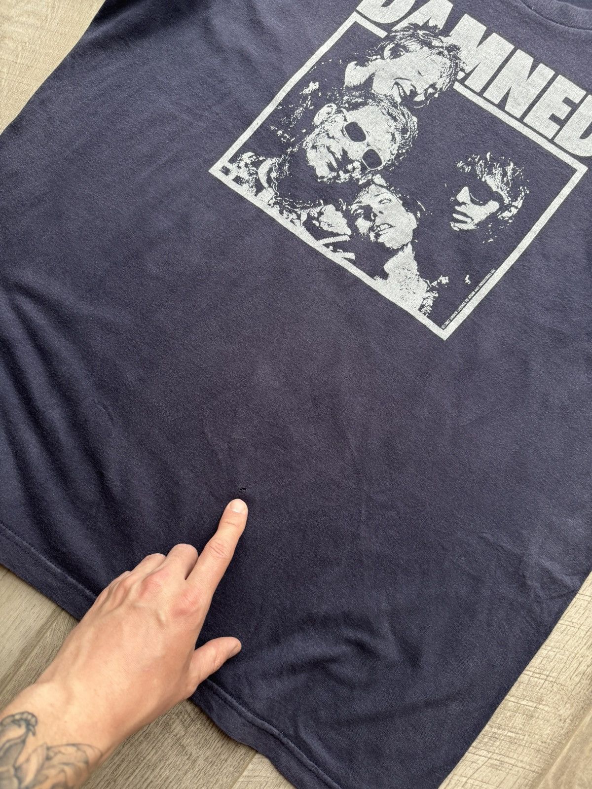 Band Tees The Damned 2007 Punk Band Graphic T-Shirt Size US XL / EU 56 / 4 - 5 Thumbnail
