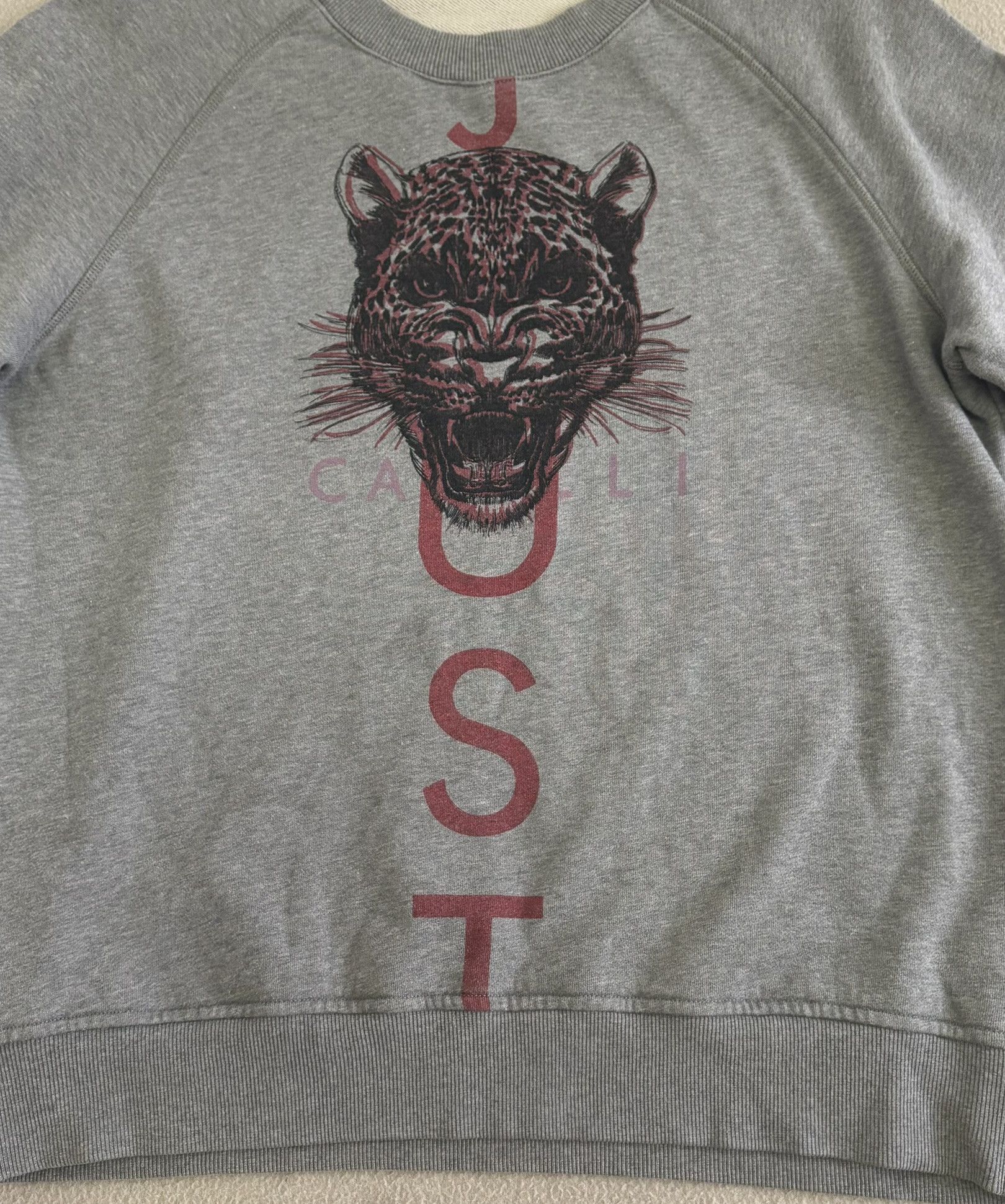Just Cavalli Just Cavalli Gray sweatshirt Extra Large Size US XL / EU 56 / 4 - 7 Thumbnail