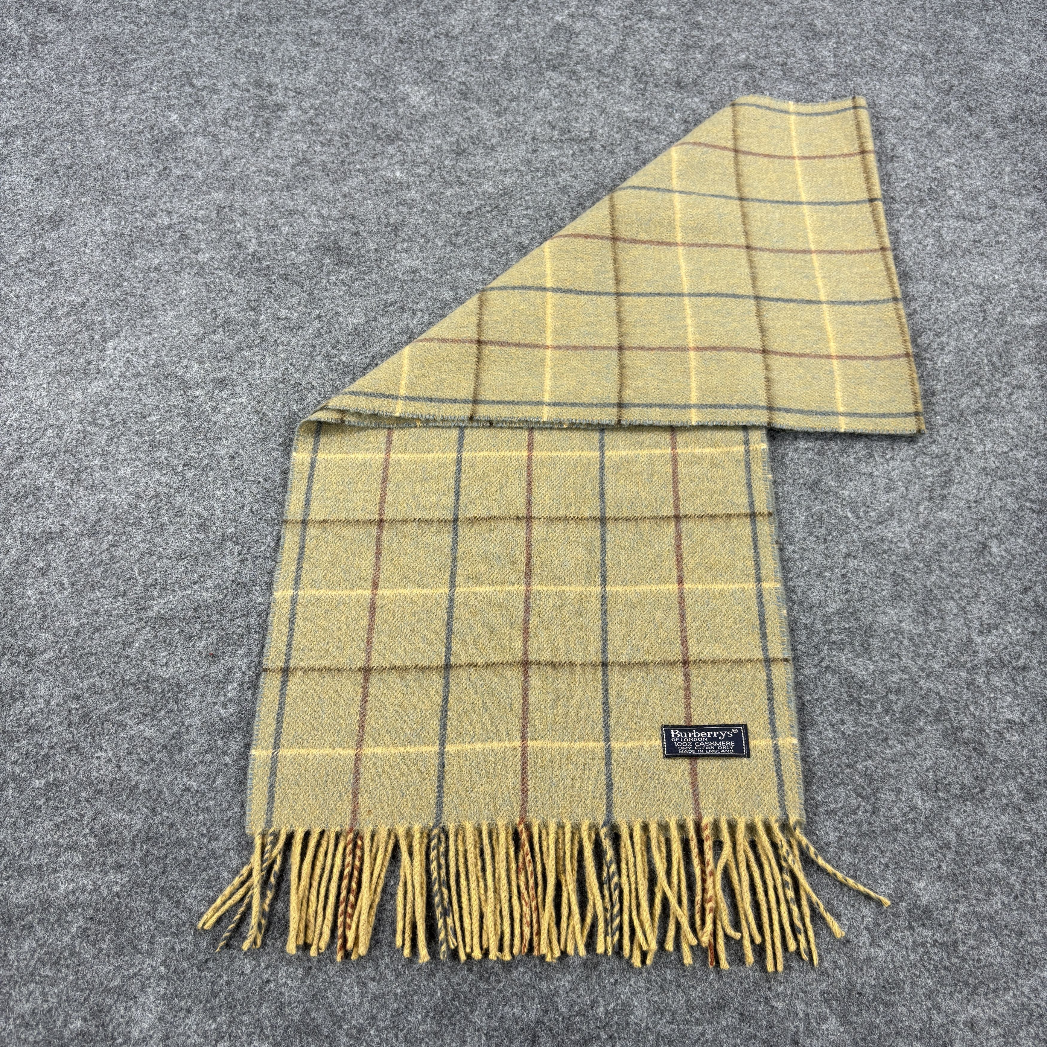 Burberry × Vintage GF10718 Burberry Scarf Neck Wear Muffler Nova Check Size ONE SIZE - 7 Thumbnail