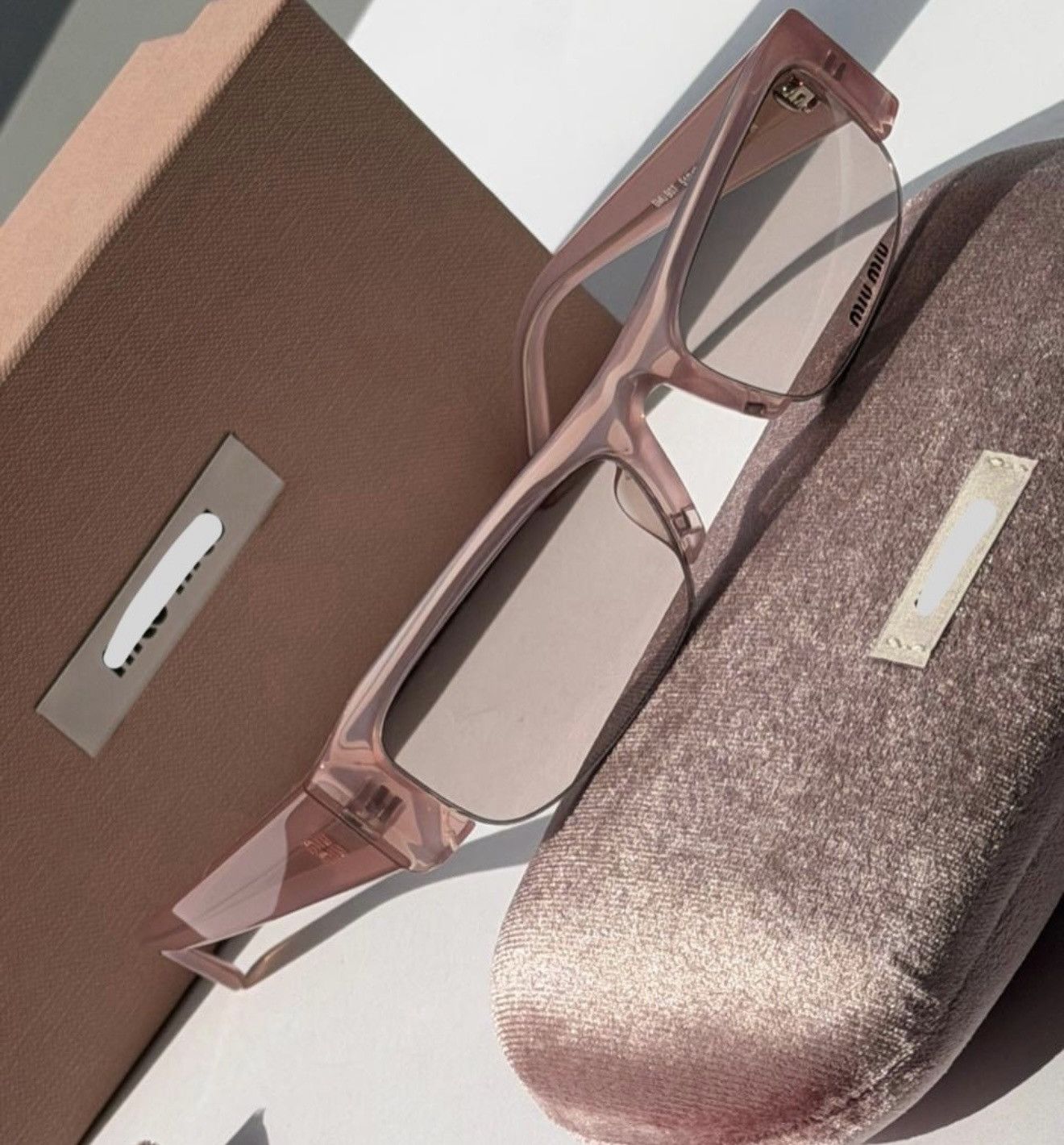 Miu Miu NEW Miu Miu sunglasses Miu Miu MU B07S 20I60V Size ONE SIZE - 3 Thumbnail