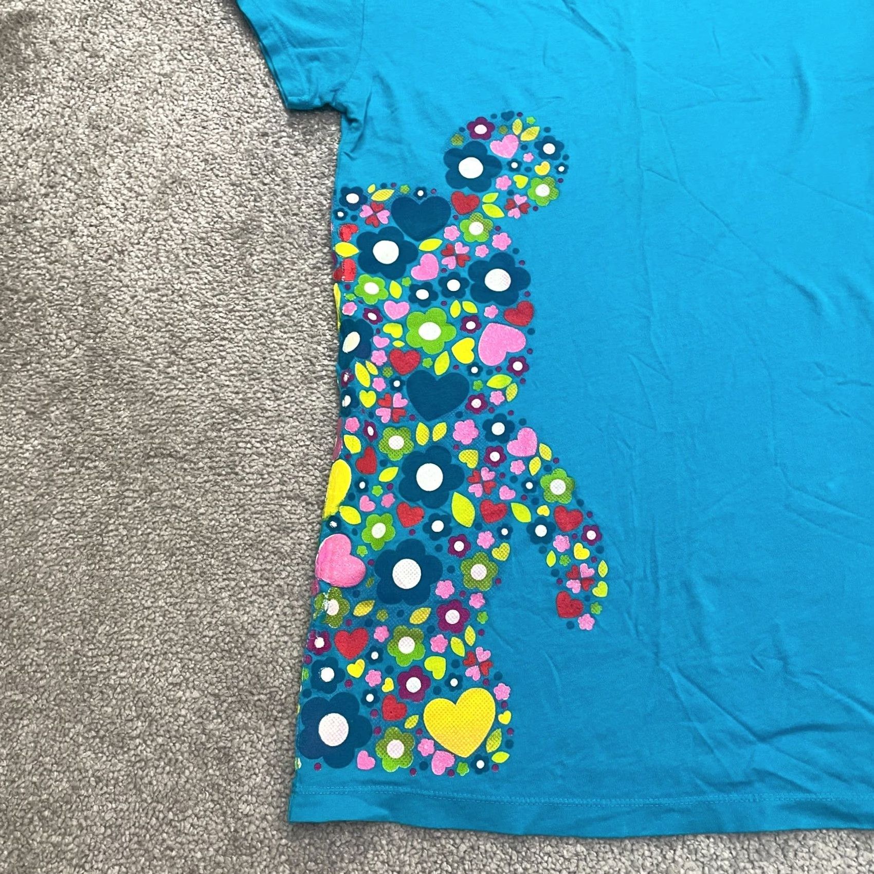 Disney Disney Mickey Mouse Vinylmation Graphic T-Shirt Juniors S Blue Crew Neck Tee Womens Shirt Short Sleeve Cartoon 90s Style Disney Shirt Size S / US 4 / IT 40 - 6 Thumbnail