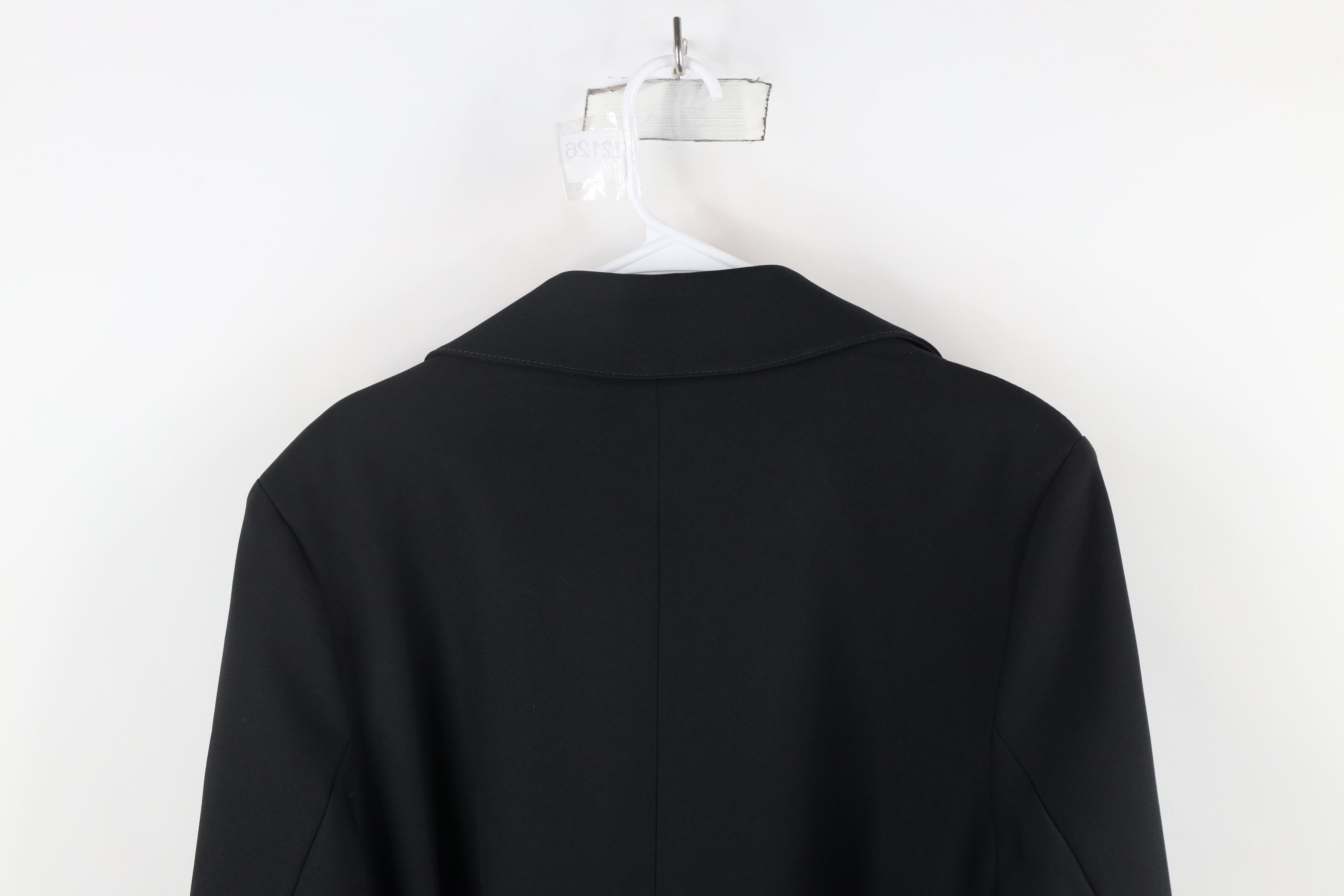 Vintage Vintage 90s Streetwear Blend Belted Trench Coat Jacket Black Size US L / EU 52-54 / 3 - 14 Thumbnail