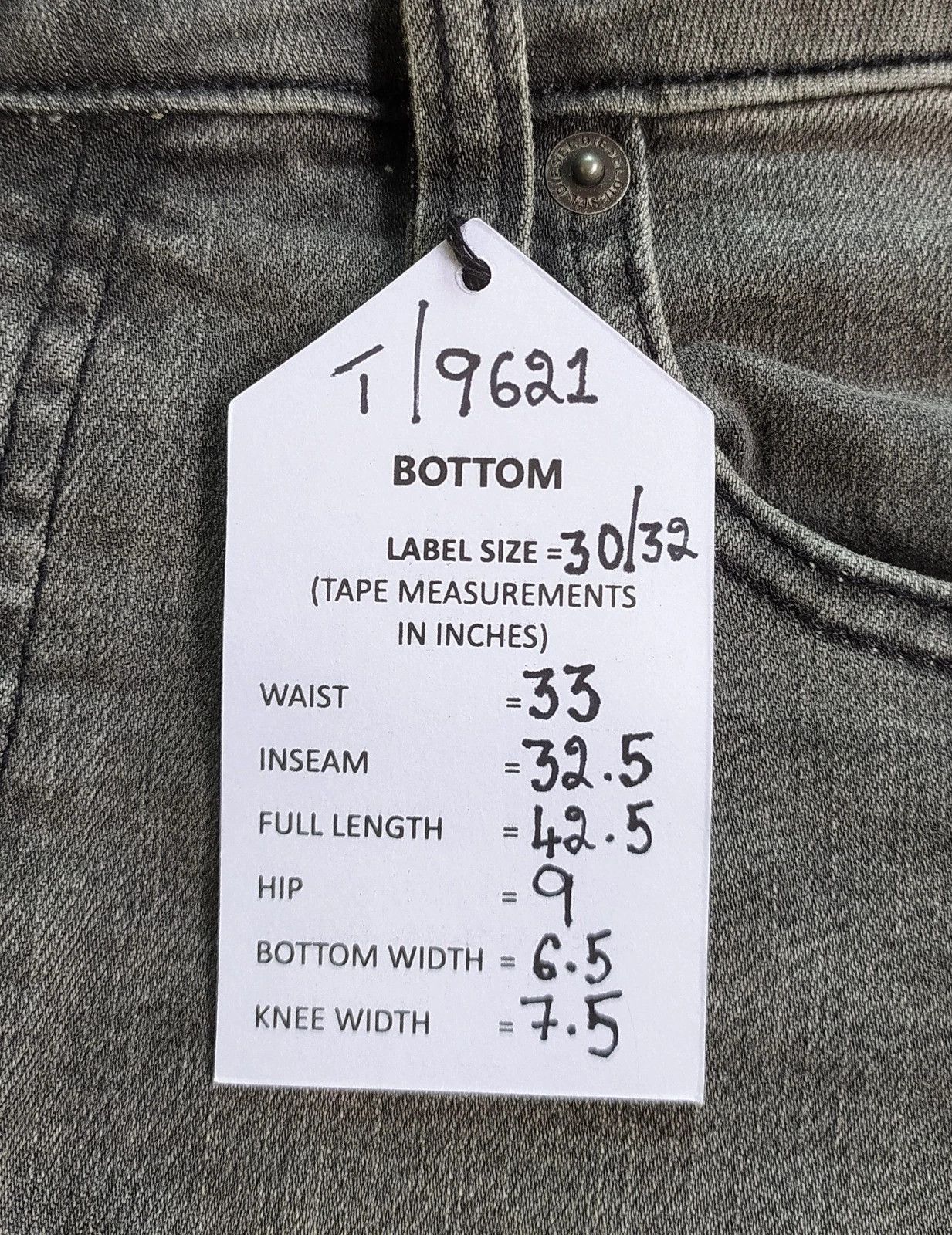 Diesel Diesel D-LUSTER L.32 MENS JEANS T/9621 Size US 30 / EU 46 - 6 Thumbnail