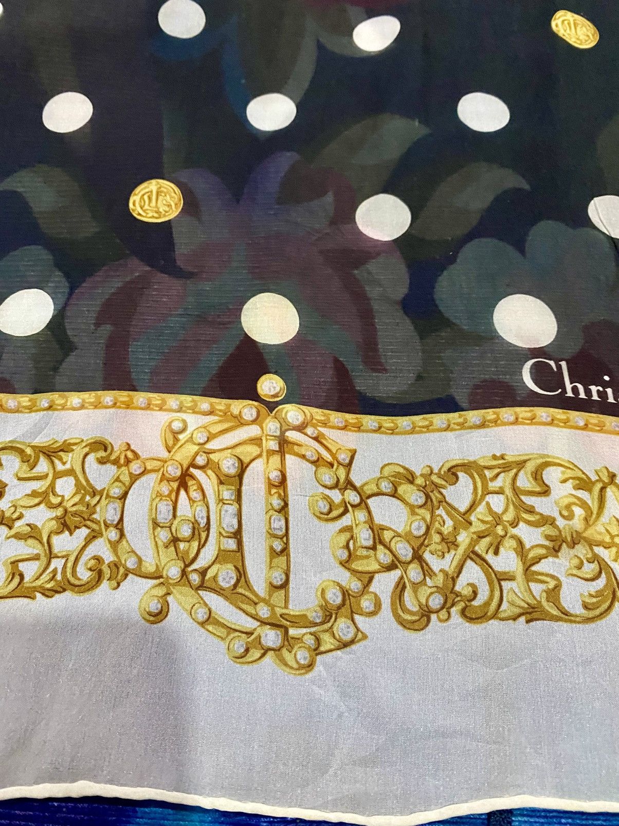 Christian Dior Monsieur christian dior silk scarve Size ONE SIZE - 5 Thumbnail