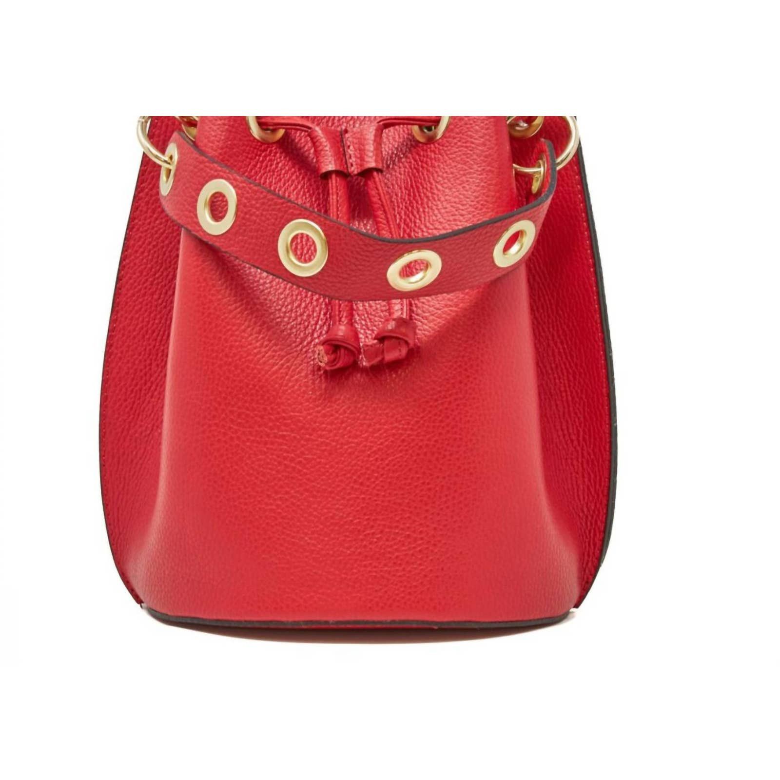 German GERMAN FUENTES The Perfect Bucket Bag In Red Grailed