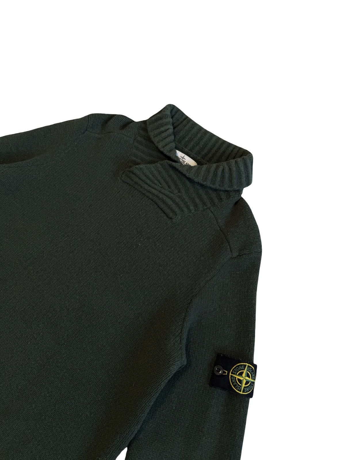 Stone Island Stone Island Knitted Sweater Wool Blend Old Money Hype Sz XL Size US XL / EU 56 / 4 - 4 Thumbnail