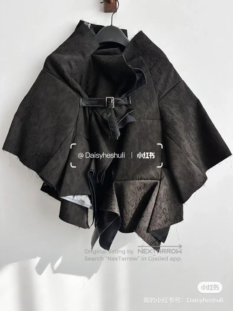 Other Comme Des Garcons Asymmetric patchwork jacket, leather Size S / US 4 / IT 40 - 1 Thumbnail