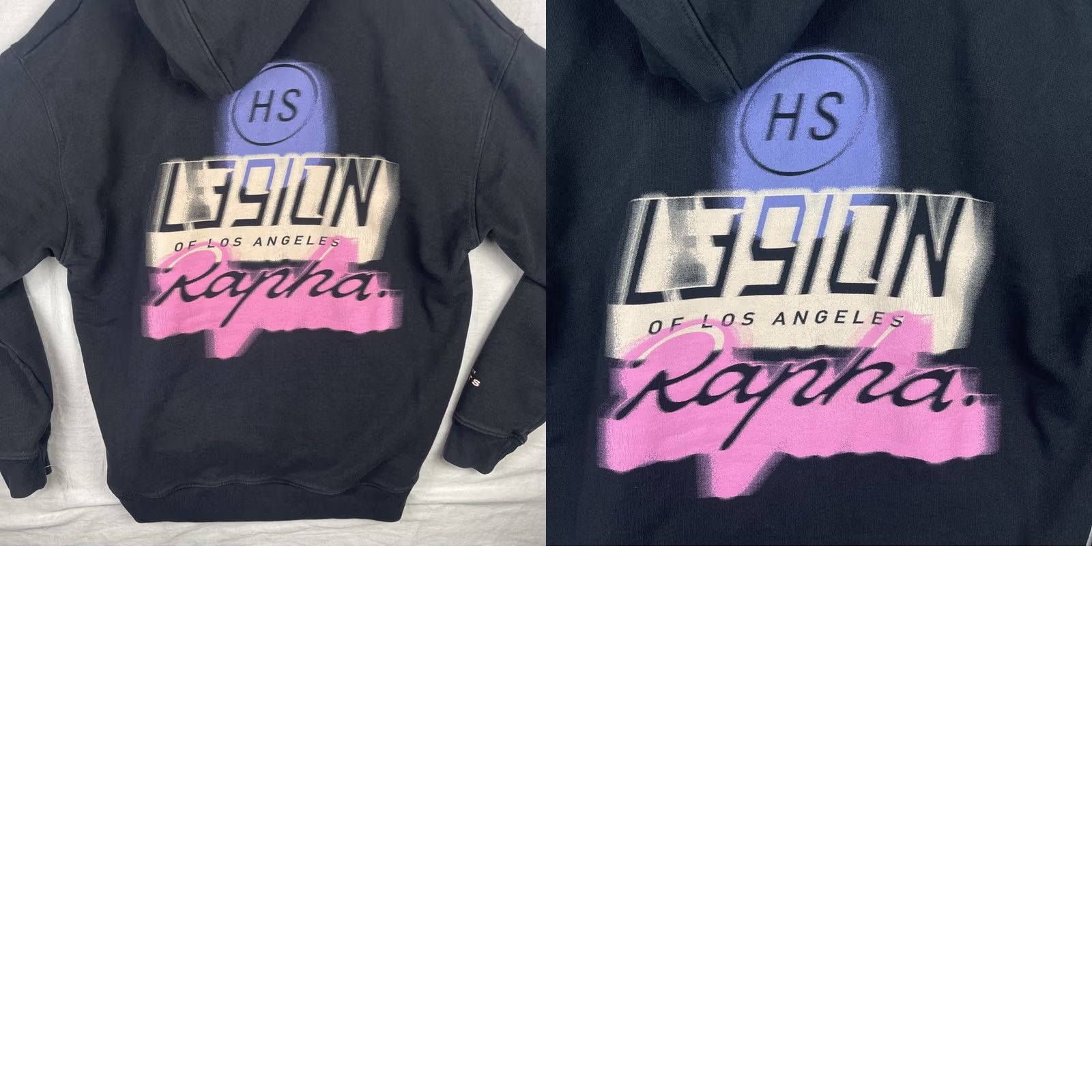 Rapha Rapha Highsnobiety Hoodie Mens XL Black Legion of Los Angeles Cycling Sweatshirt Graphic Print Size US XL / EU 56 / 4 - 10 Thumbnail