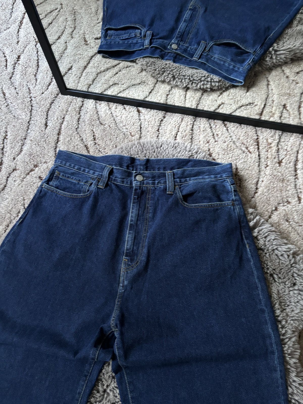 Carhartt Carhartt jeans Landon baggy blue denim pants Size US 34 / EU 50 - 4 Thumbnail