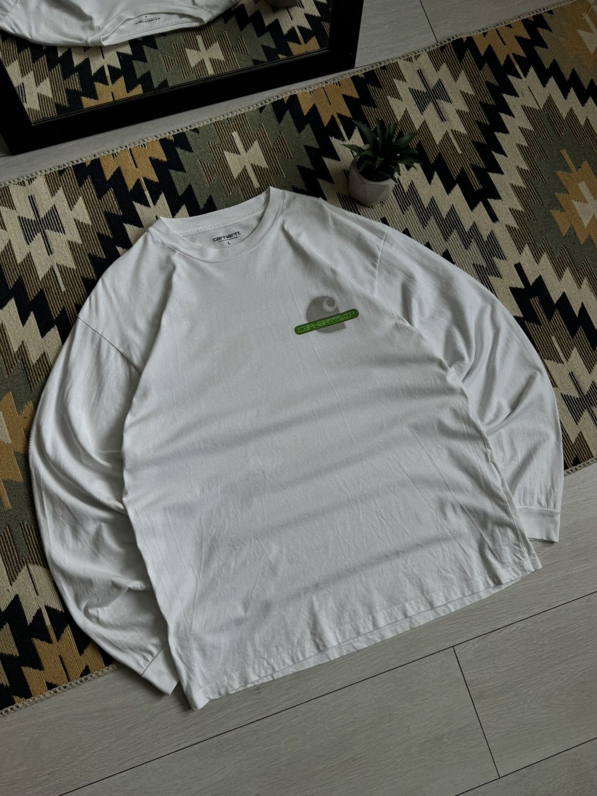 Carhartt Carhartt WIP Big Logo Longsleve Size US L / EU 52-54 / 3 - 9 Thumbnail