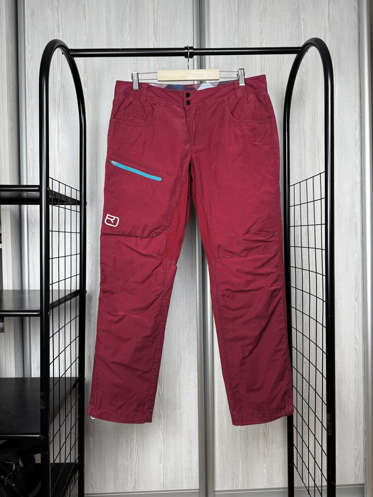 ORTOVOX Ortovox Corvara Red Burgundy Outdoor Women’s Pants L Size 30" / US 8 / IT 44 - 1 Thumbnail
