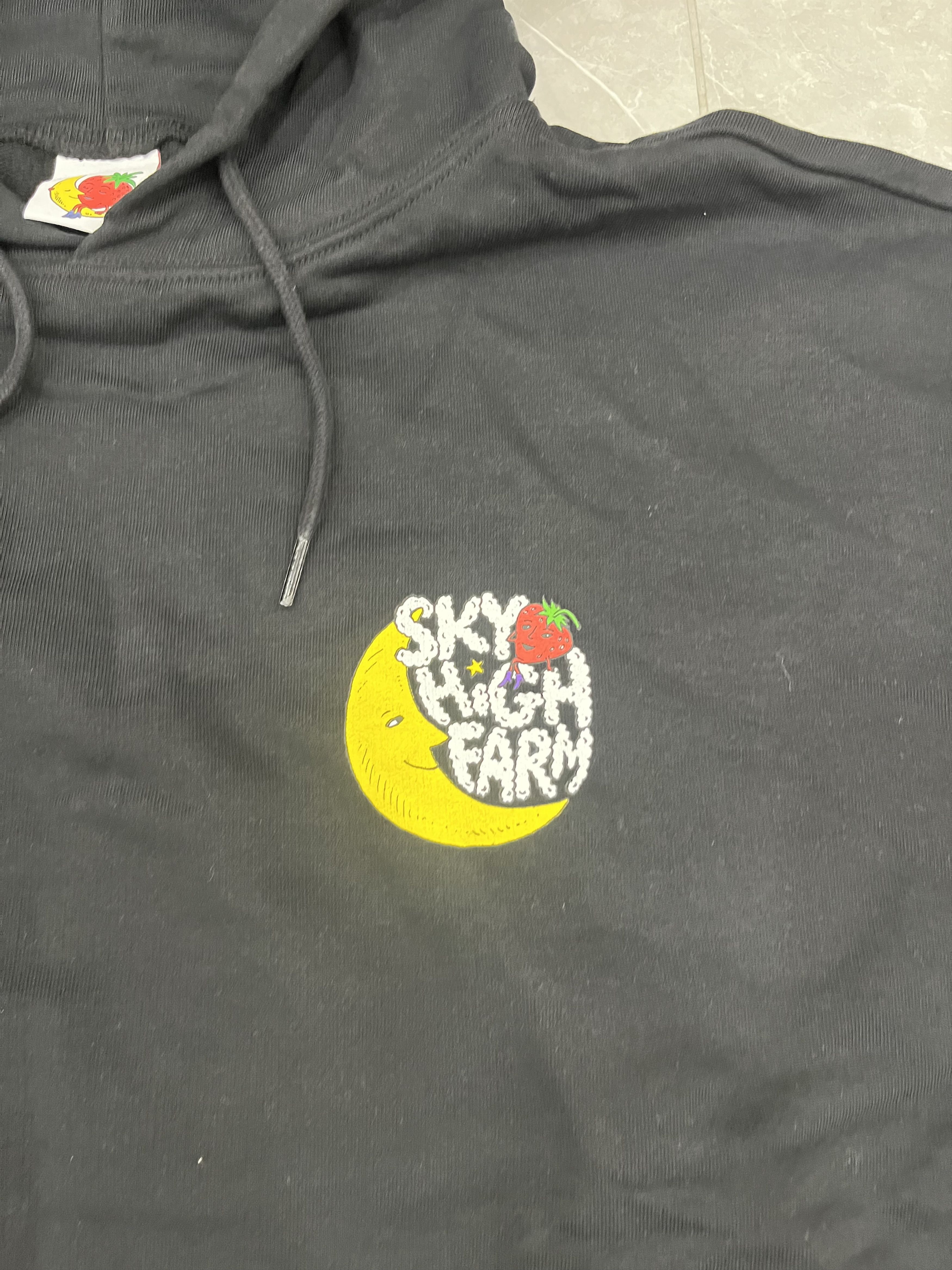 Sky High Farm Workwear Sky High Farm Black Hoodie – XXL – Deadstock Size US XXL / EU 58 / 5 - 5 Thumbnail